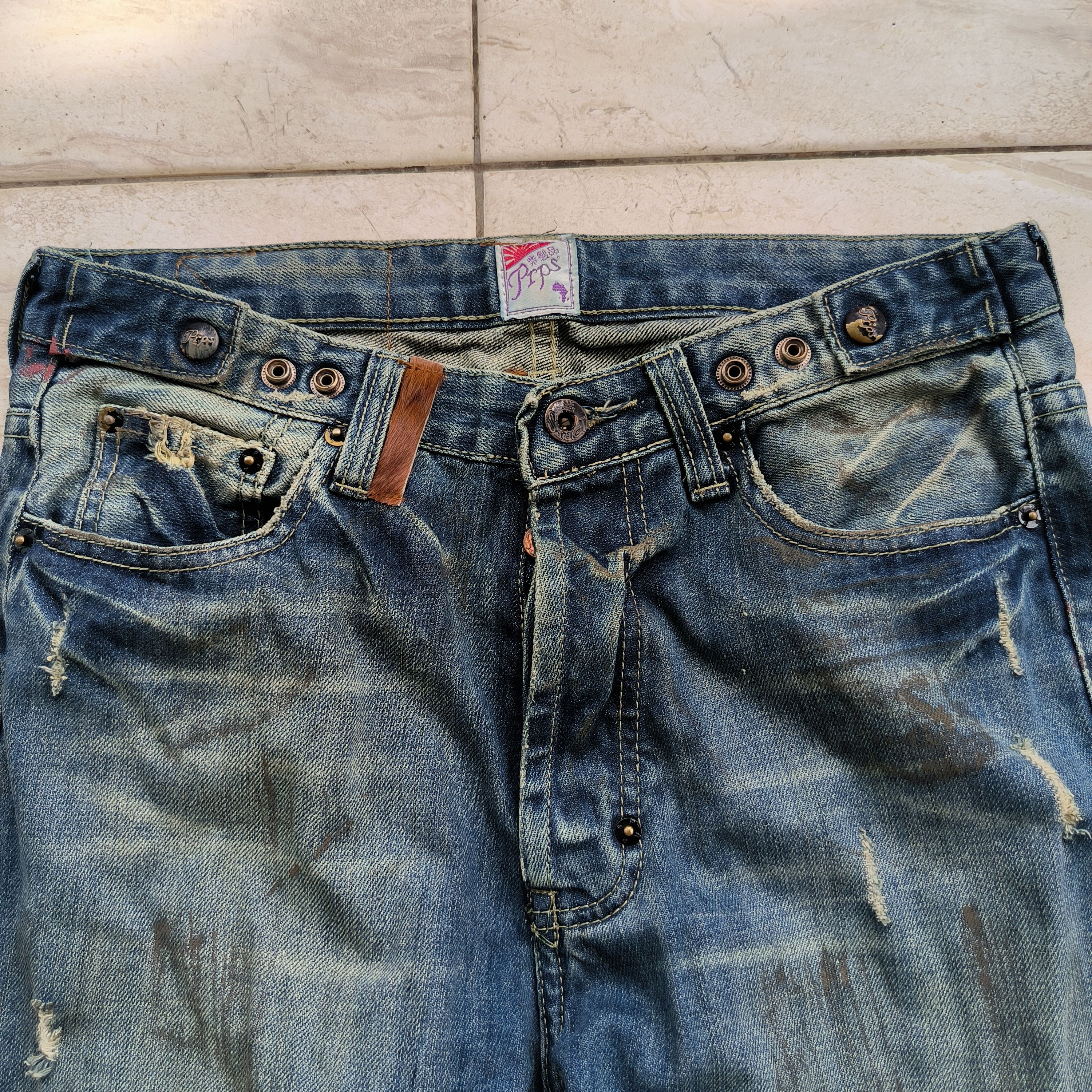 Prps Prps Denim Jeans Grunge Style Size US 30 / EU 46 - 3 Thumbnail