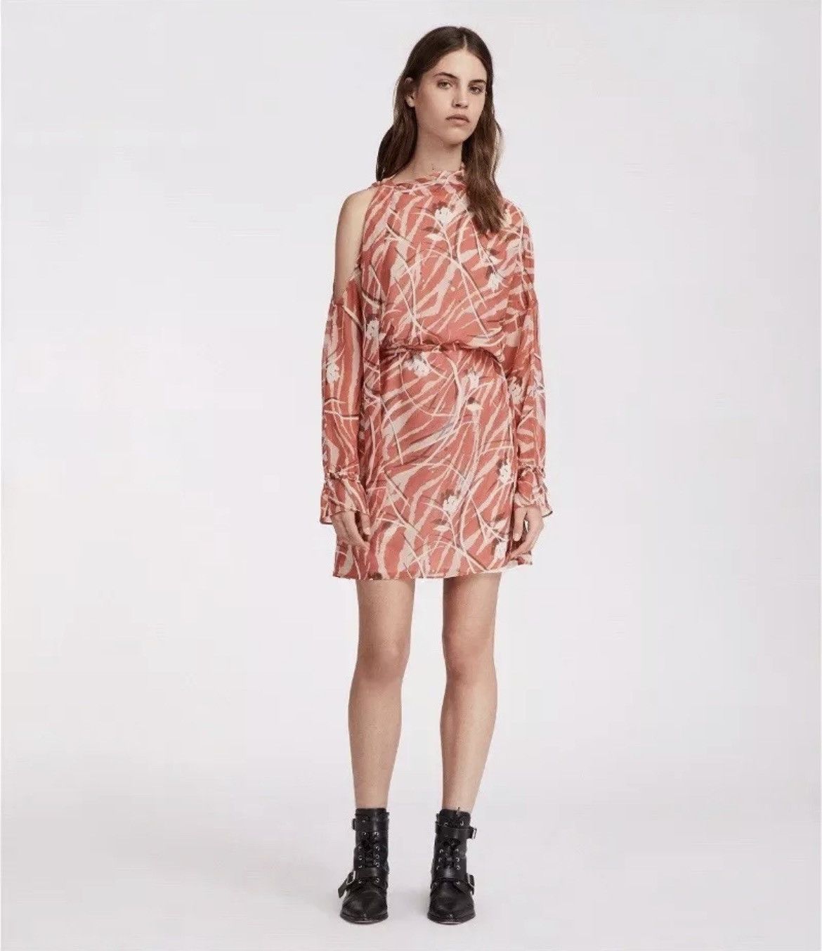 Allsaints Designer AllSaints Neela kazuno ladies mini dress Size XS / US 0-2 / IT 36-38 - 1 Thumbnail
