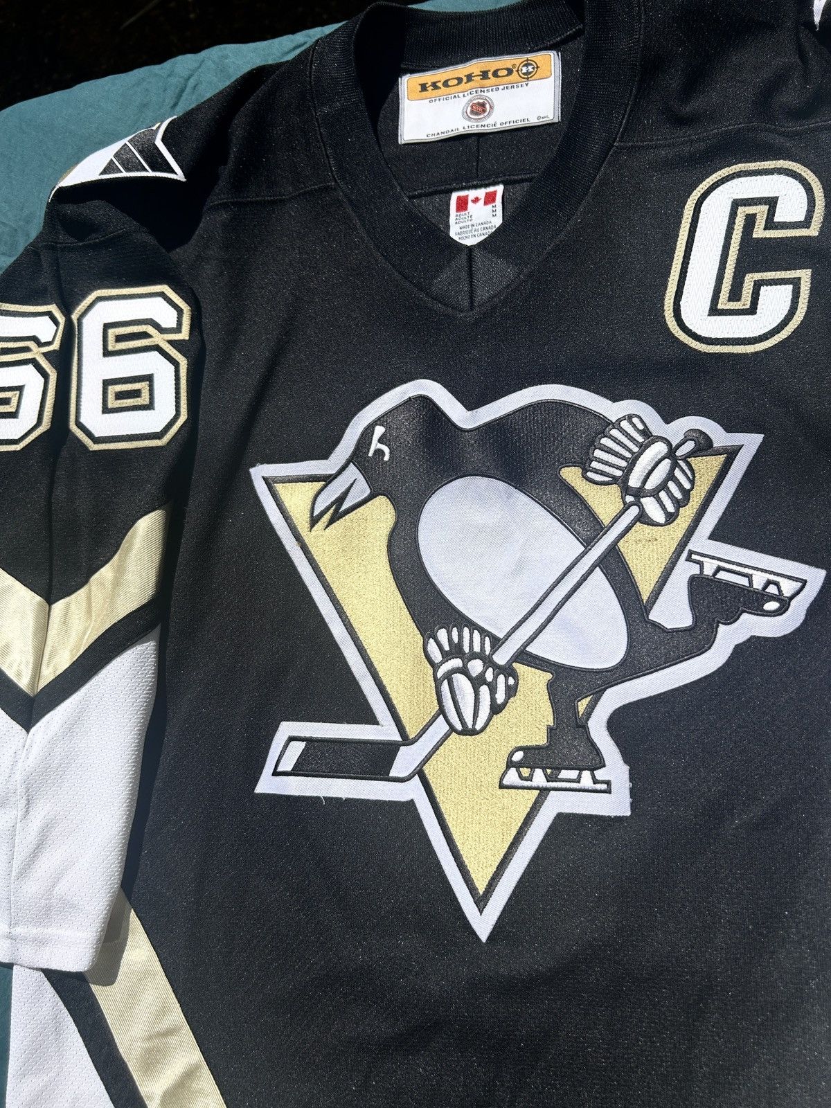 Koho × NHL Koho Pittsburgh Penguins Mario Lemieux NHL Jersey Size US M / EU 48-50 / 2 - 5 Thumbnail