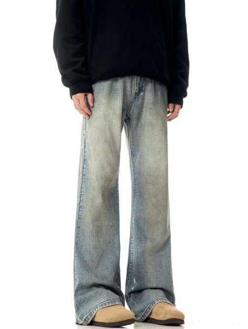 Japanese Brand × Vintage American straight retro loose casual flared jeans Size US 32 / EU 48 - 1 Thumbnail
