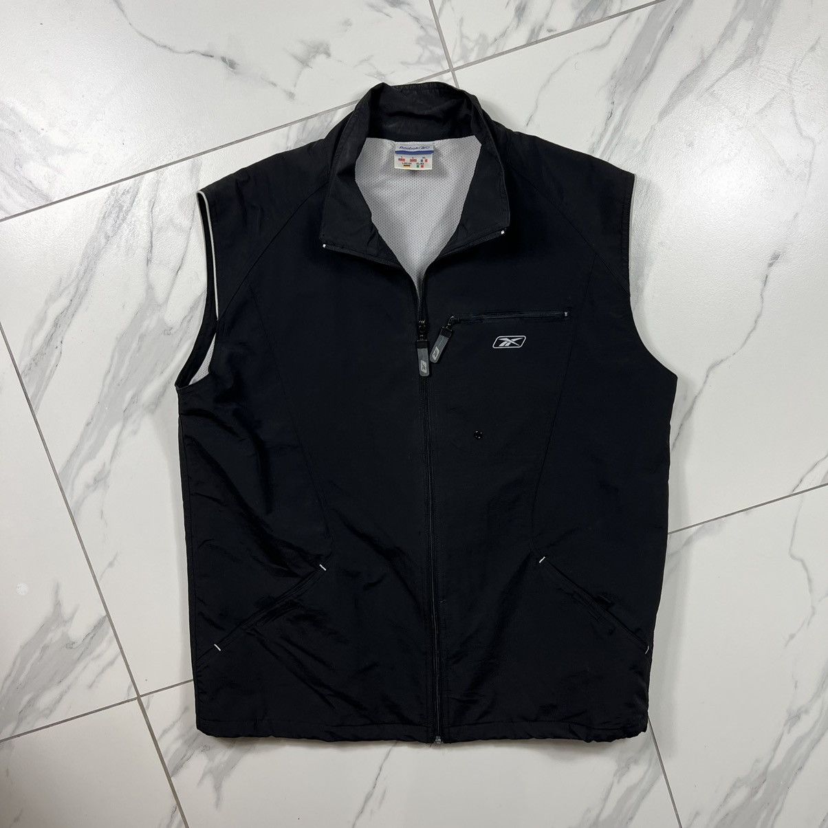 Reebok × Vintage Vintage Y2K reebok Nylon Hooded Vest Gorpcore Size US XL / EU 56 / 4 - 1 Thumbnail