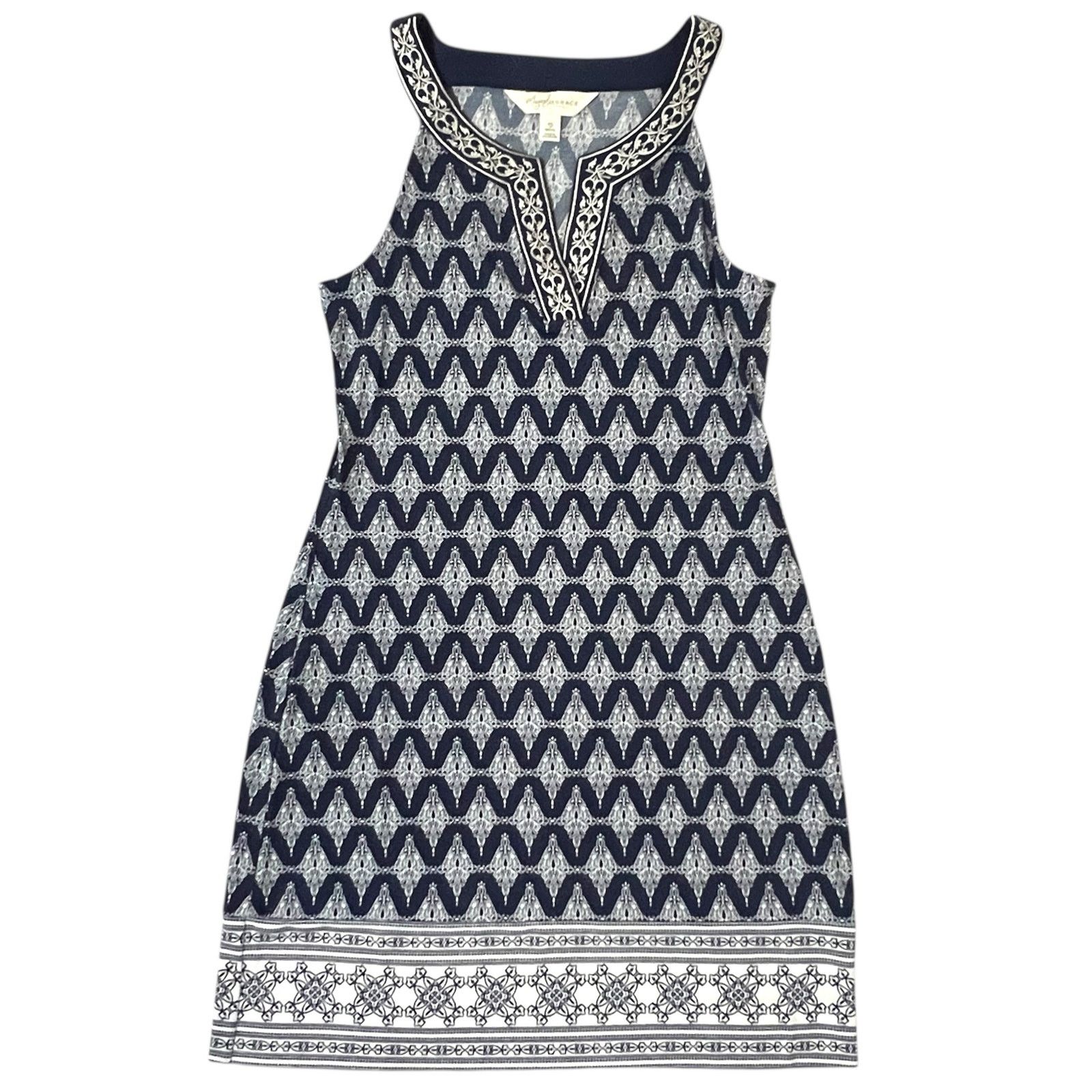 Other Alhambra Embroidered Trim Knit Dress - Stitch Fix Size XS / US 0-2 / IT 36-38 - 10 Thumbnail