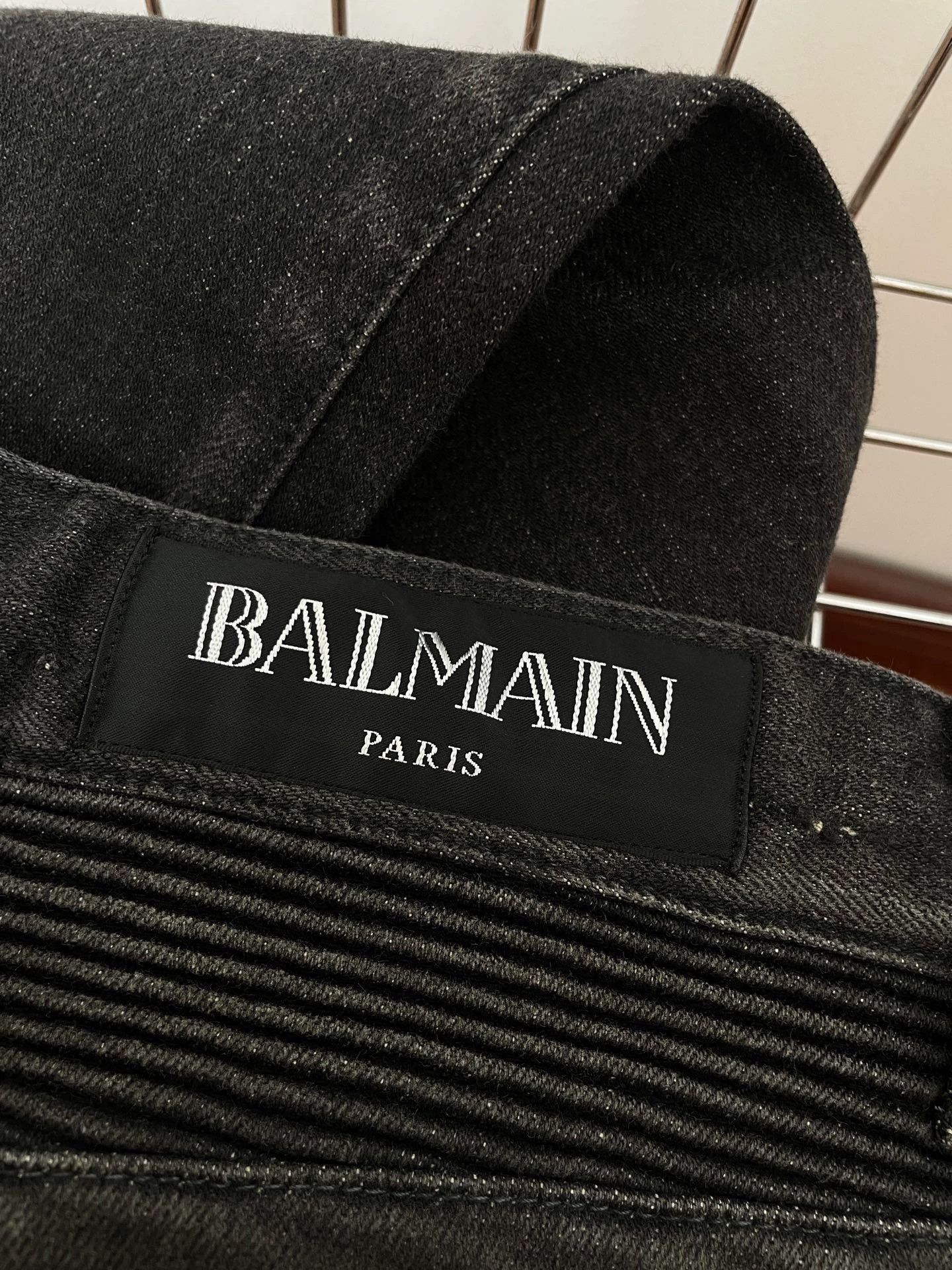 Balmain Balmain Biker Jeans Kanye Knee Rip Heavy 30 Size US 30 / EU 46 - 3 Thumbnail