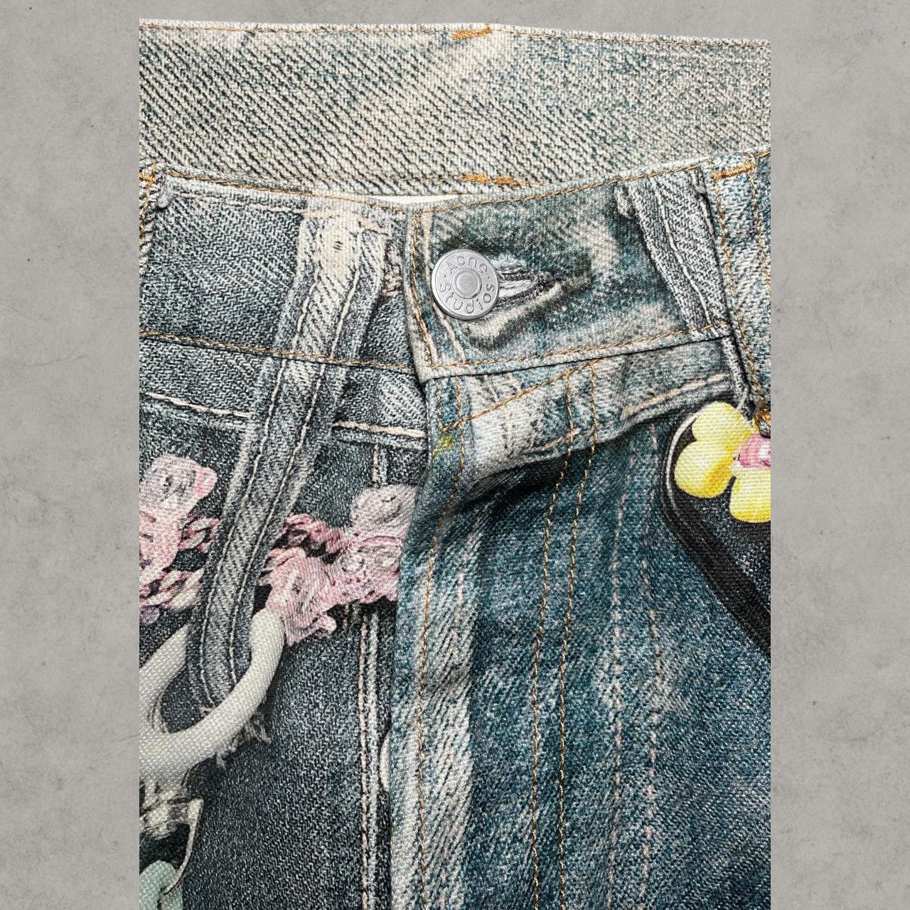 Acne Studios Acne Studios Trompe Loeil Candy Chain 1981M Gray Jeans Sz 48 Size US 32 / EU 48 - 7 Thumbnail