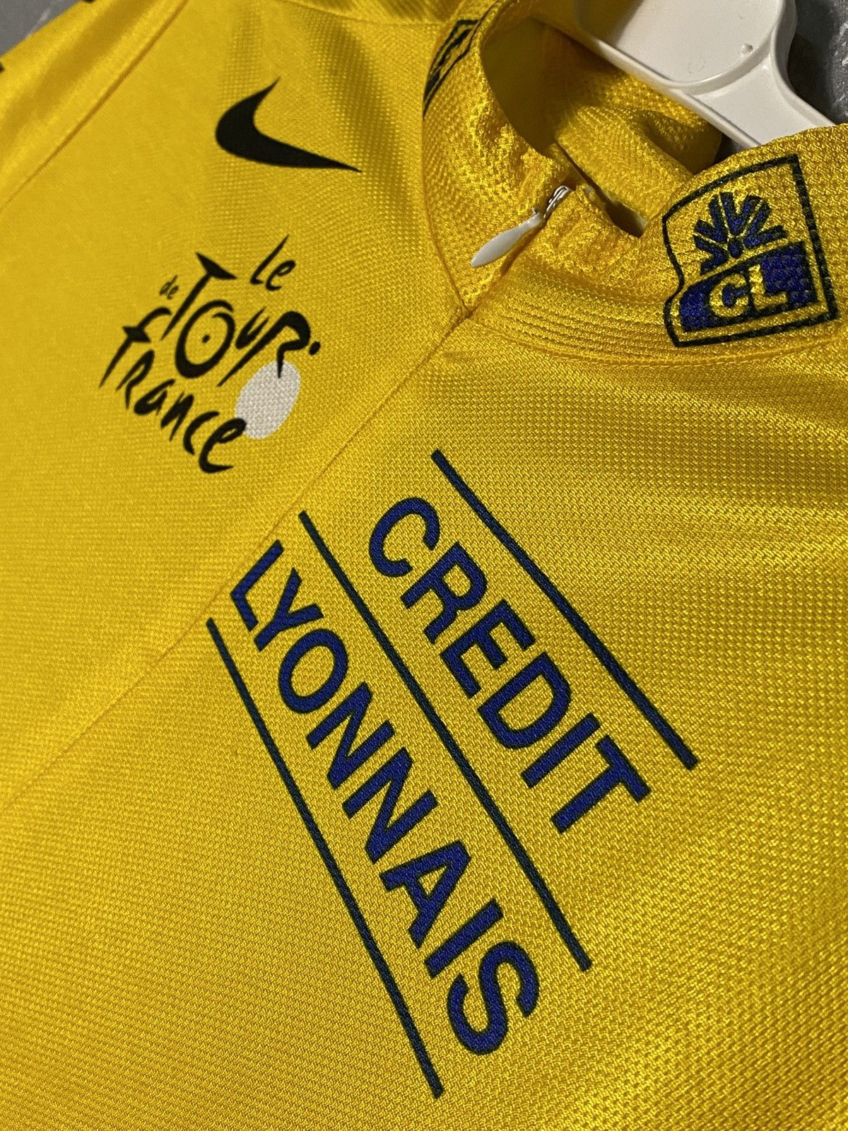 Nike Vintage Tour De France Nike Cycling Jersey Cycle YKK Size US XL / EU 56 / 4 - 2 Thumbnail