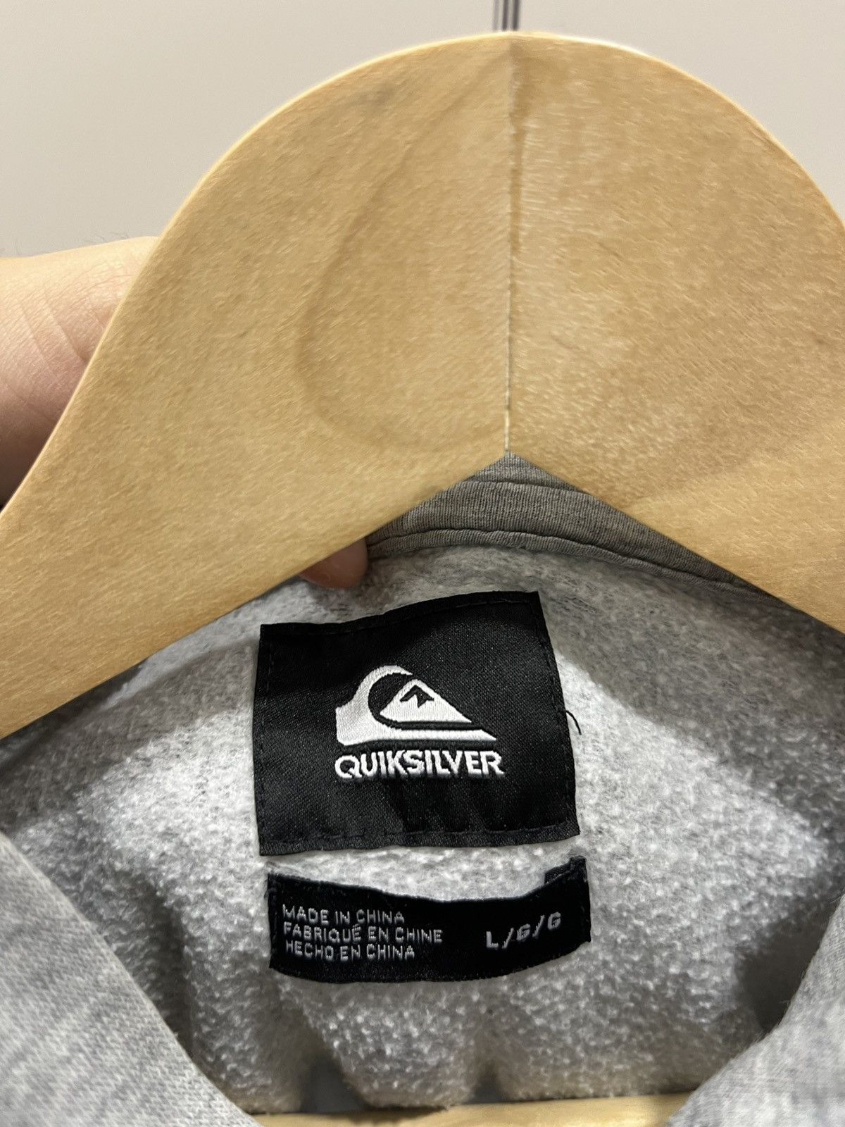 Quiksilver Vintage Quiksilver Hoodie Jacket Size US L / EU 52-54 / 3 - 4 Thumbnail