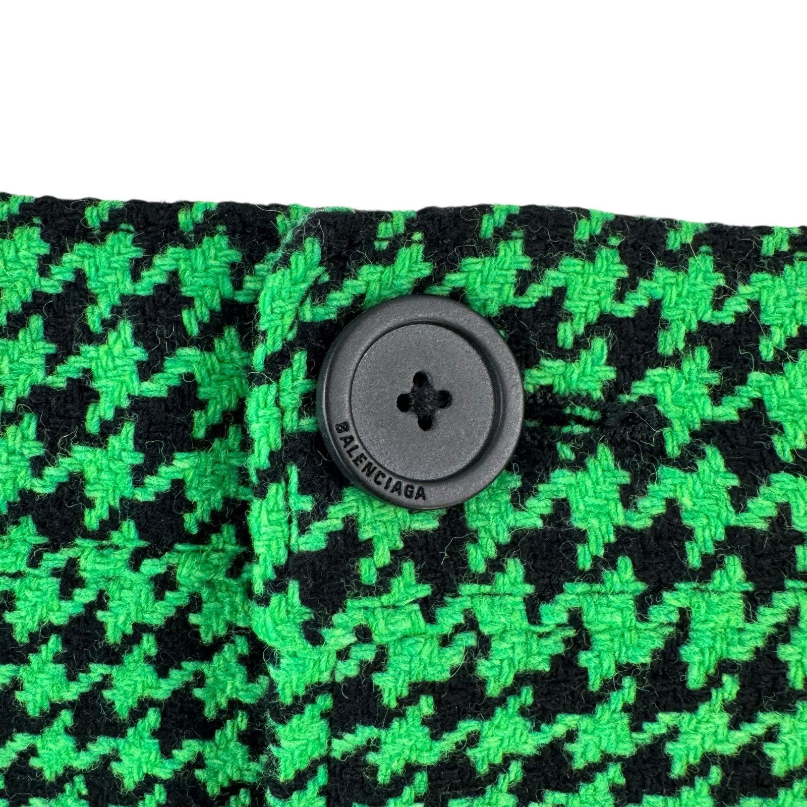 Balenciaga Balenciaga Houndstooth Wool Skirt Size 24" / US 00 / IT 34 - 4 Thumbnail