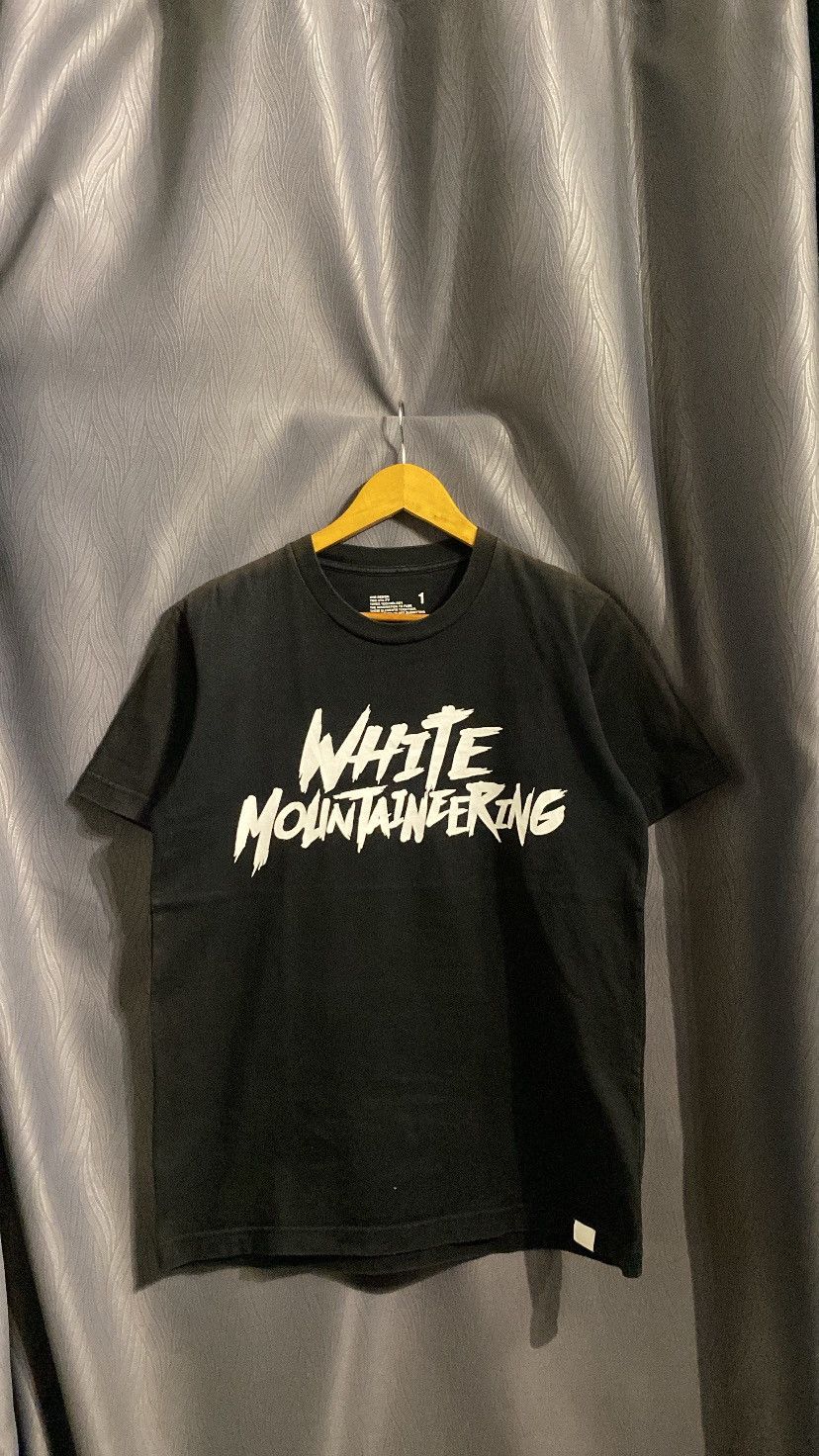 Japanese Brand × White Mountaineering Vintage White Mountaineering 1 Tshirt Black Size US S / EU 44-46 / 1 - 1 Thumbnail