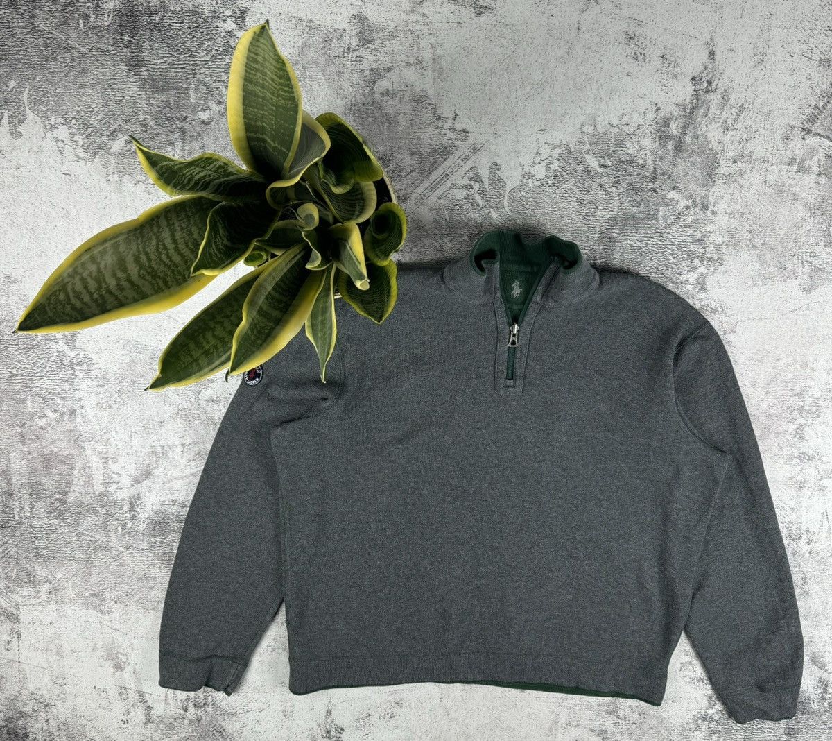 Polo Ralph Lauren Polo Ralph 2 in 1 Reversible 1/3 1/4 Sweatshirt Pullover Size US L / EU 52-54 / 3 - 3 Thumbnail