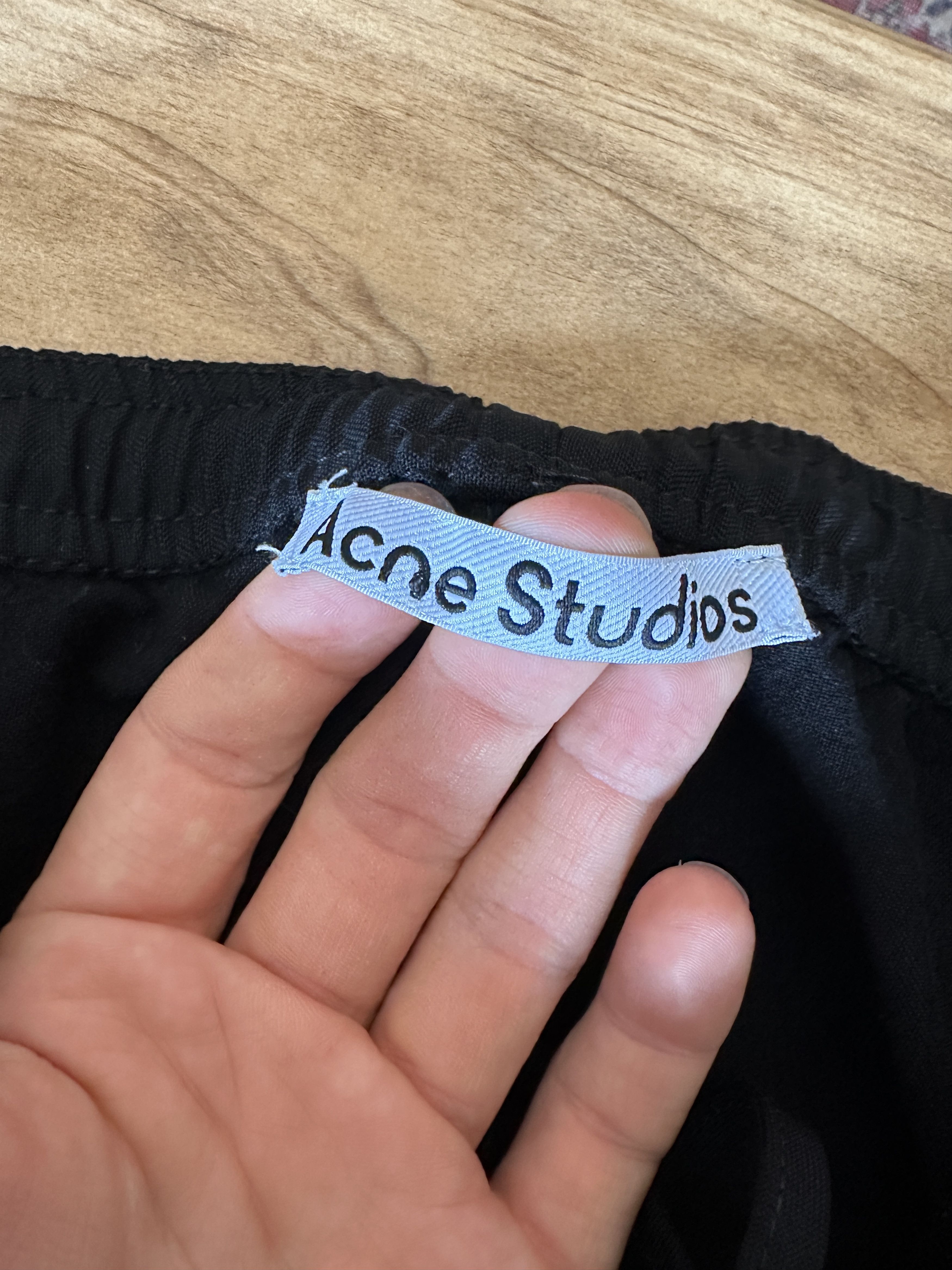 Acne Studios Acne Studios Wool/Mohair Drawstring Trousers Size US 32 / EU 48 - 4 Thumbnail