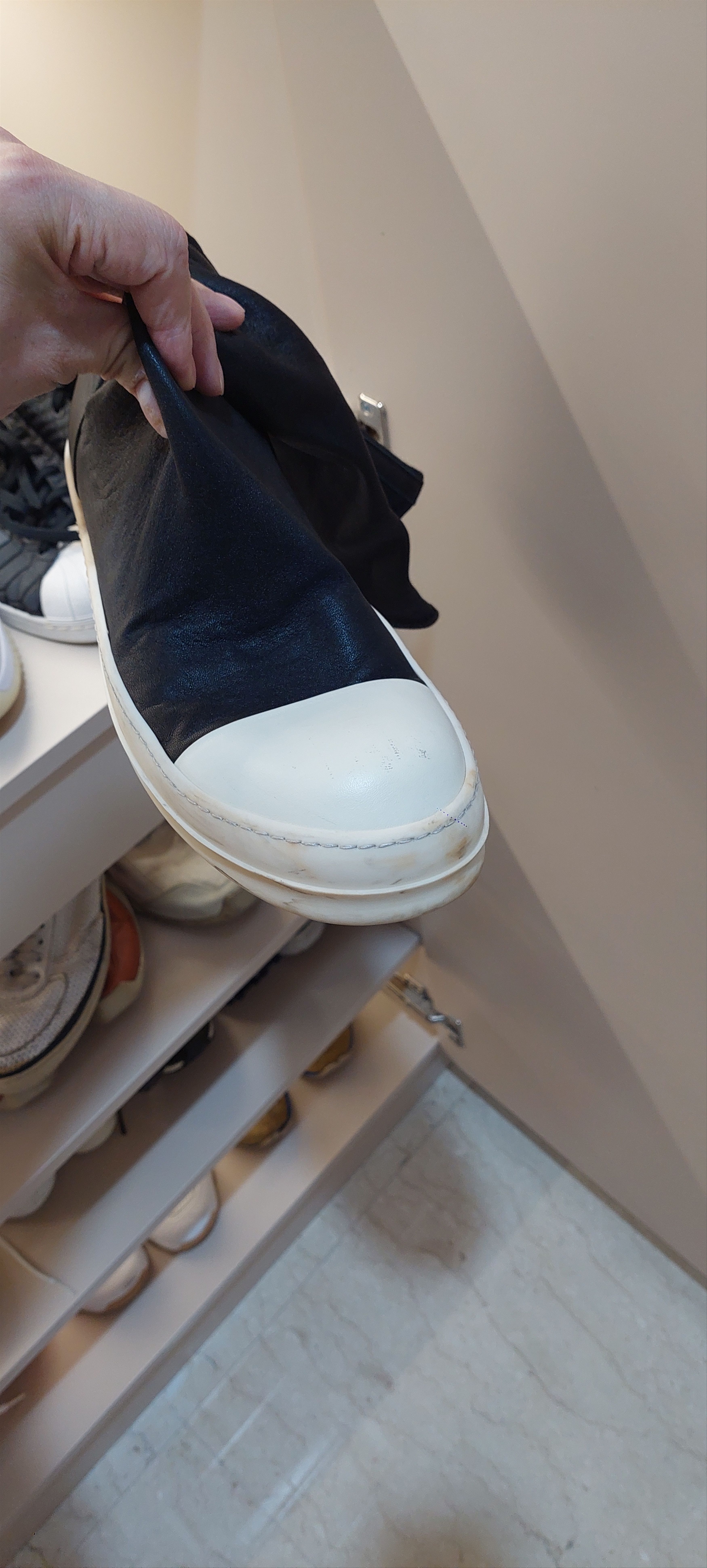 Rick Owens Rick Owens Leather Sock Ramones Size US 10 / EU 43 - 12 Thumbnail