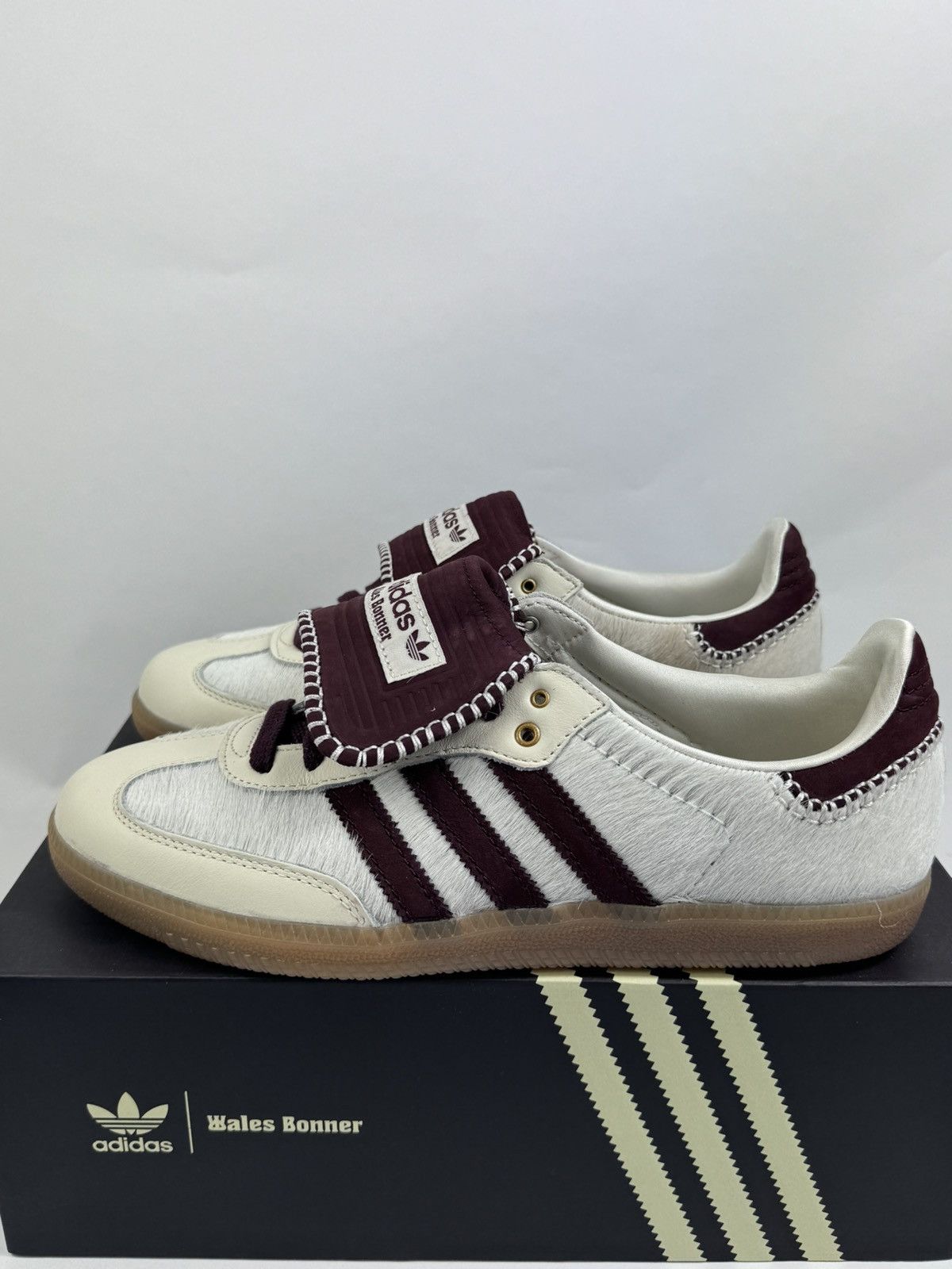 Adidas × Wales Bonner ADIDAS X WALES BONNER WHITE PONY SNEAKERS Size US 10 / EU 43 - 2 Thumbnail