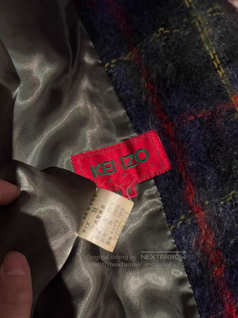 Kenzo Kenzo Red and green tartan wool jacket Size M / US 6-8 / IT 42-44 - 8 Thumbnail