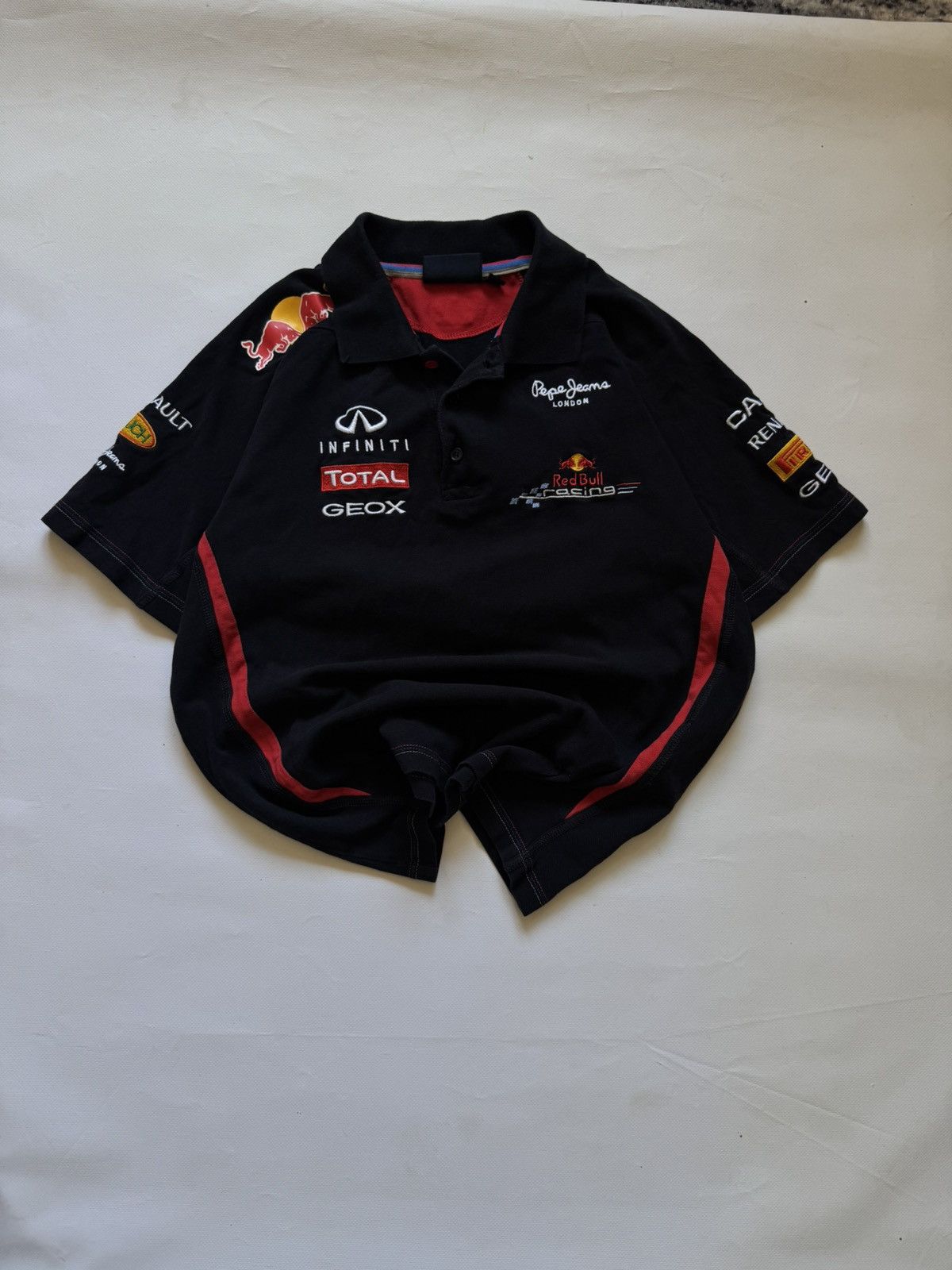 Red Bull RARE Vintage Red Bull Racing F1 Team Polo Shirt x Pepe Jeans Size US L / EU 52-54 / 3 - 2 Thumbnail