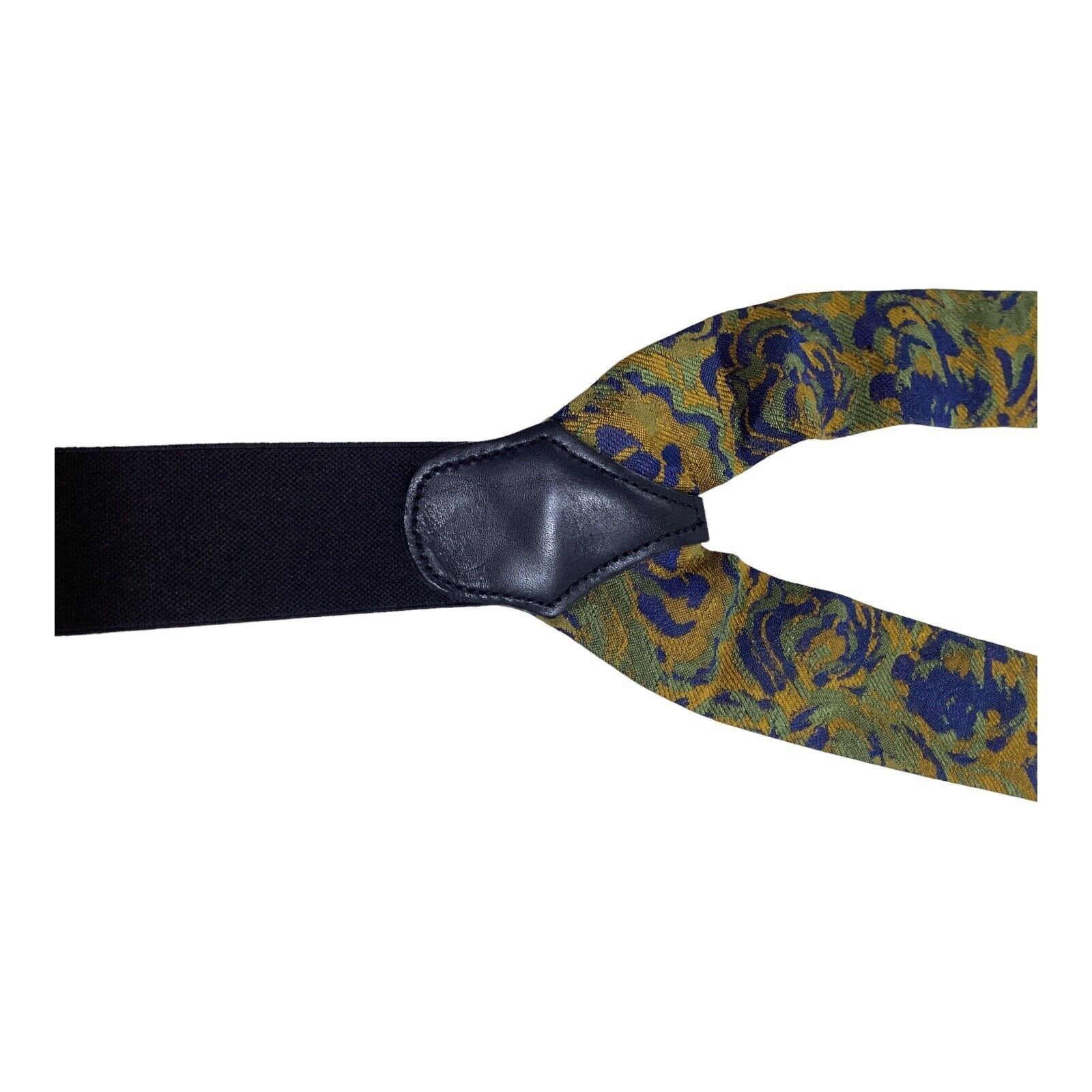 Other Beautiful Tricolor Abstract Men Suspenders Elastic Size ONE SIZE - 5 Thumbnail