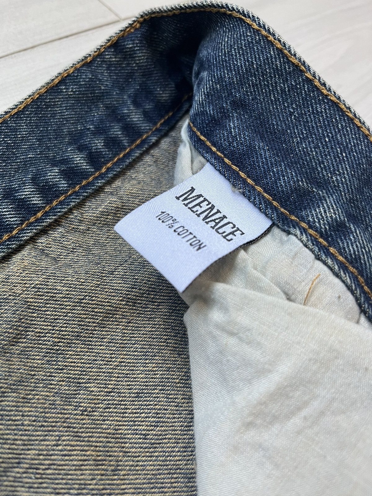 Menace MENACE Los Angeles Distressed Stencil Denim Size US 32 / EU 48 - 9 Thumbnail