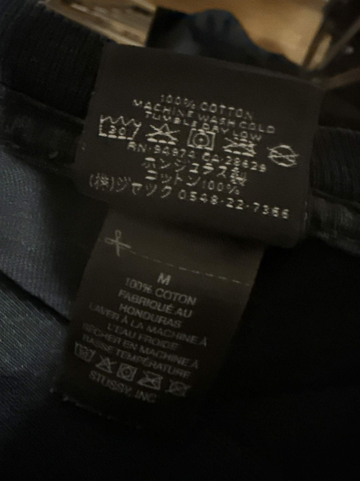 Stussy Black Stussy dice tee Size US M / EU 48-50 / 2 - 4 Thumbnail