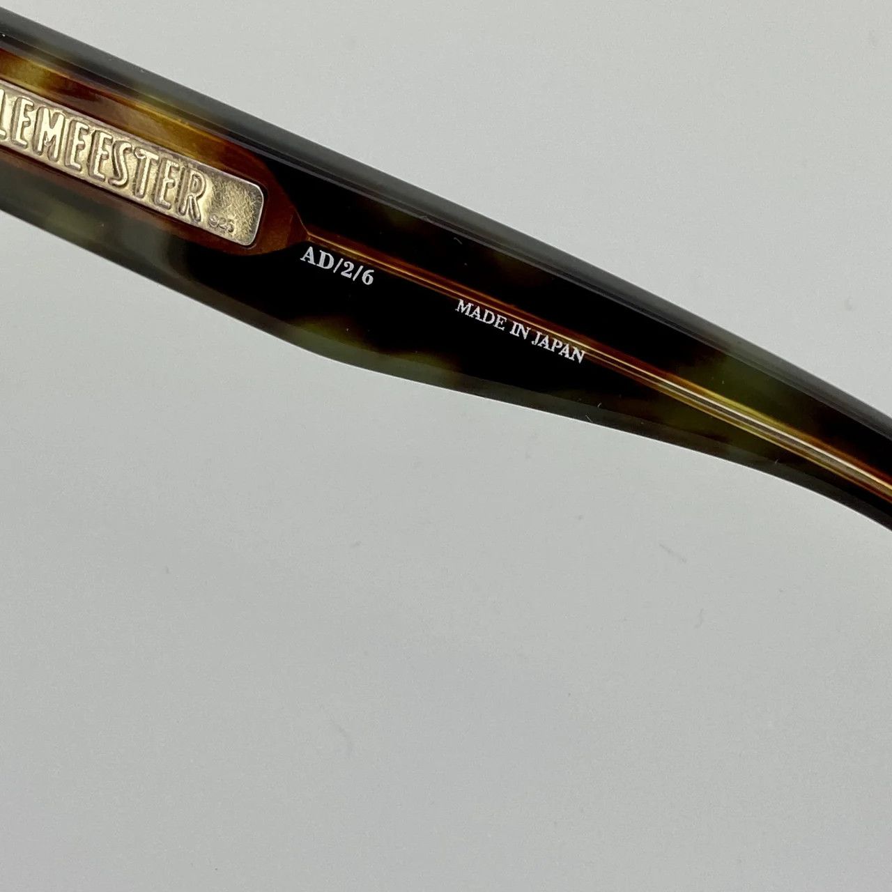 Ann Demeulemeester Ann Demeulemeester Sunglasses Flat Top Black and Brown Size ONE SIZE - 6 Thumbnail