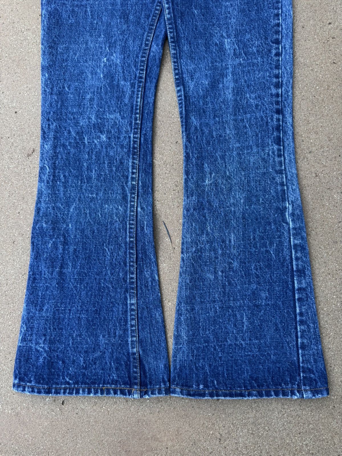 Levi's × Vintage Vtg 70’s Levi’s 646 Orange Tab Bellbottom Flare Jeans 28x31 Size US 28 / EU 44 - 3 Thumbnail
