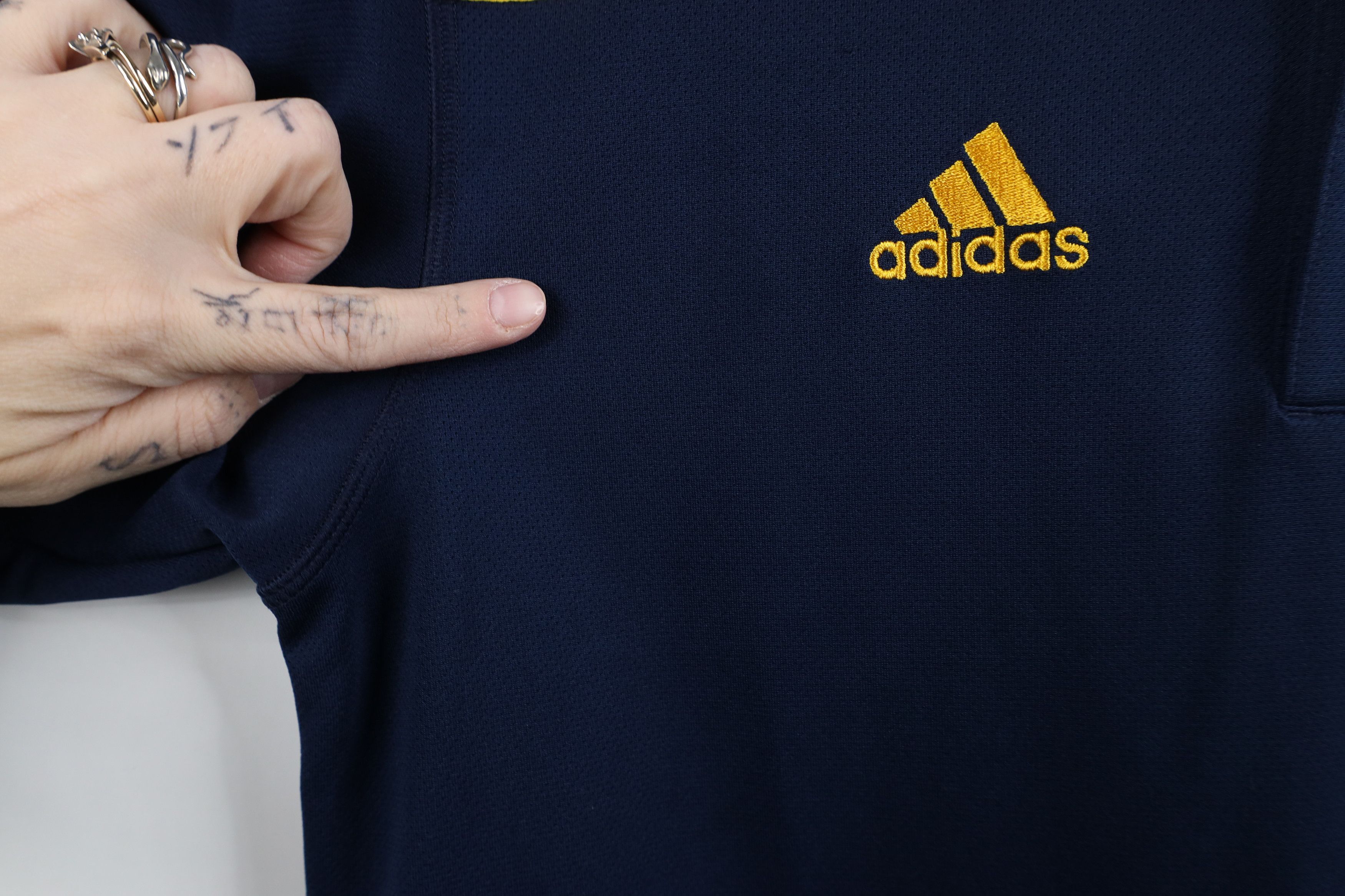 Adidas Adidas University of Michigan Football Golf Polo Shirt Size US S / EU 44-46 / 1 - 9 Thumbnail