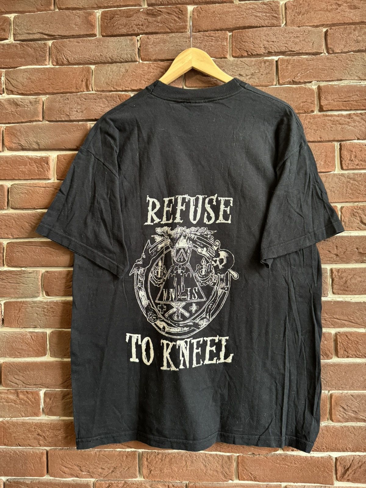 Vintage Vintage 2001 My Name Is Satan Refuse Kneel Hardcore Band Tee Size US L / EU 52-54 / 3 - 2 Thumbnail