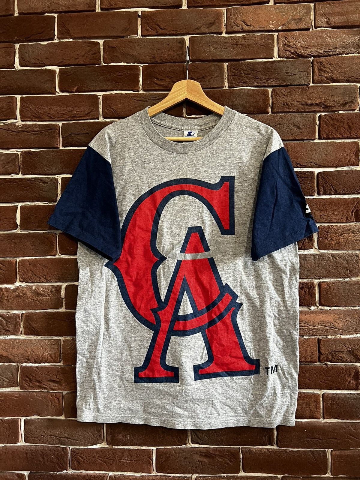 MLB Vintage 90s Starter California Angels Baseball Sport Tshirt Size US M / EU 48-50 / 2 - 2 Thumbnail