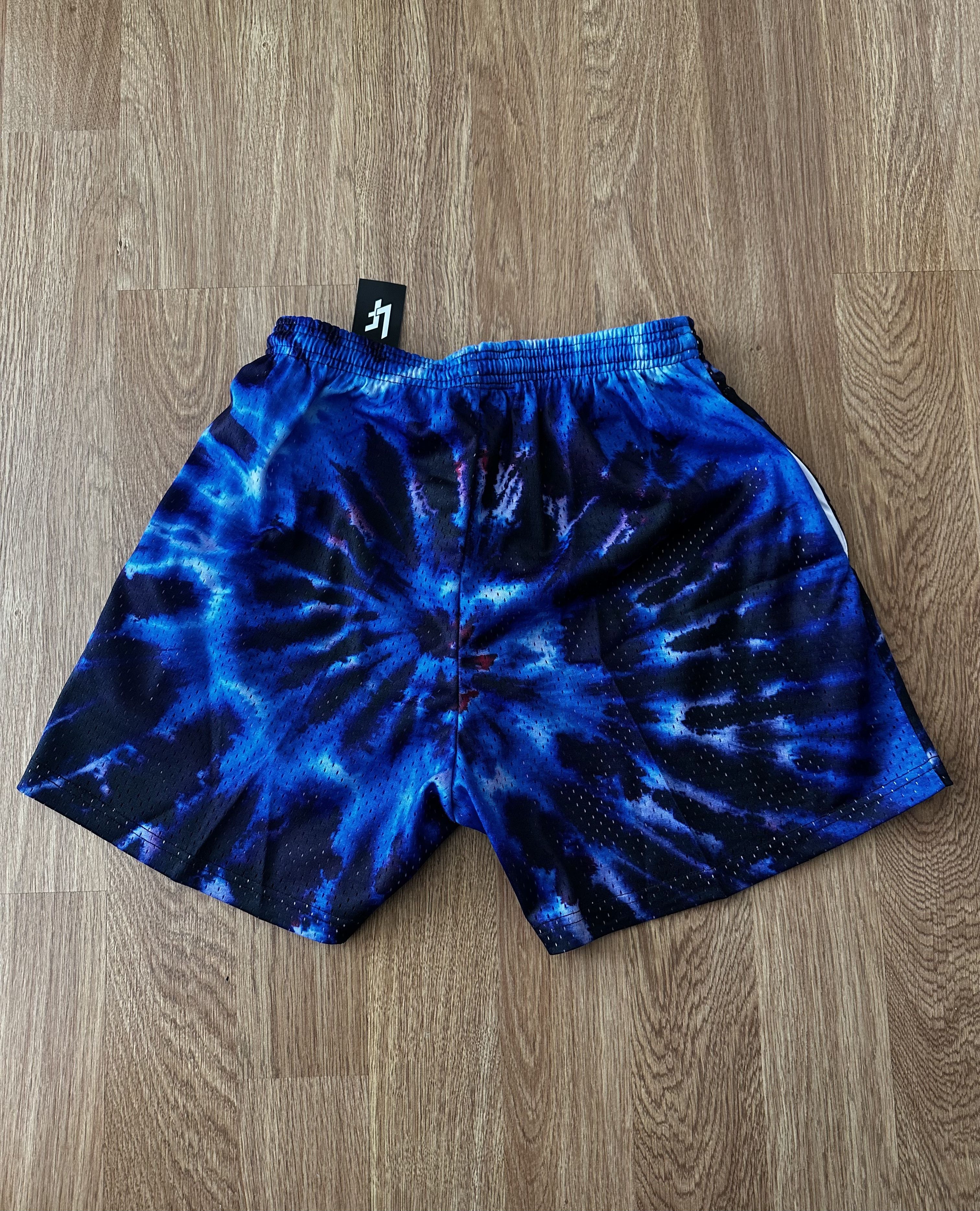 Lost Enterprises Lost Files Blue/Purple Tie Dye Shorts Size L Size US 35 - 2 Thumbnail
