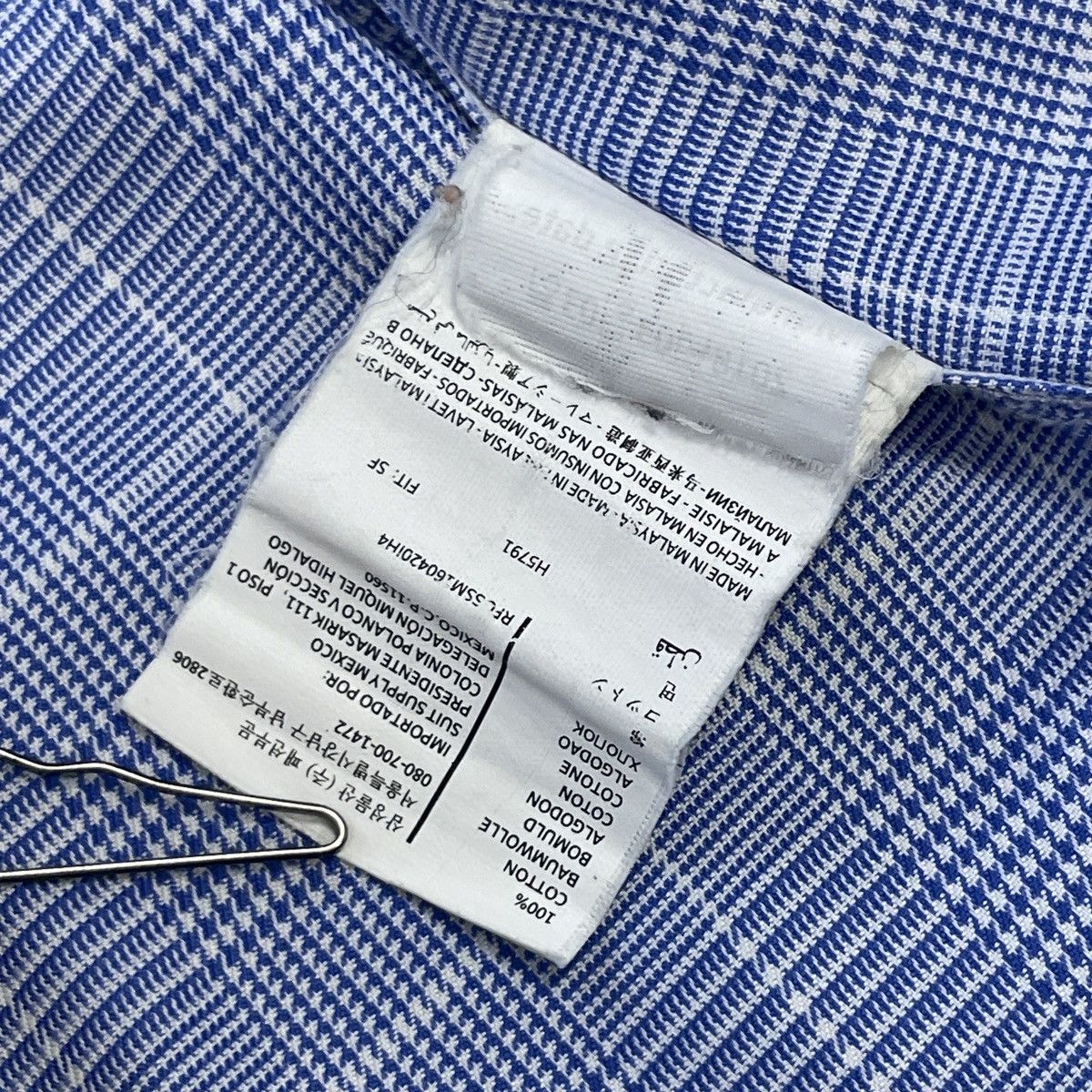 Suitsupply Suitsupply Traveller Slim Fit Button Shirt Size 40/15 Size US L / EU 52-54 / 3 - 14 Thumbnail