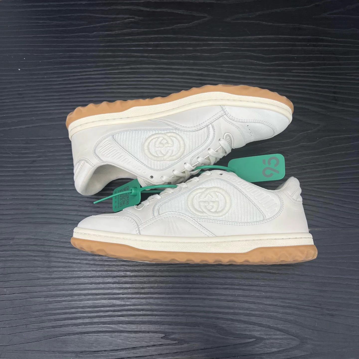 Gucci Gucci Mac80 Off-White 37.5 Near Mint Original Box Size US 7 / IT 37 - 2 Thumbnail