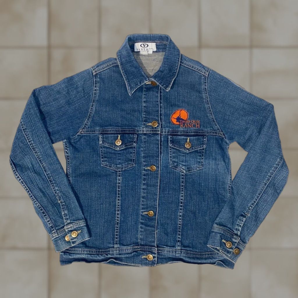 Denime Timber Creek Ranch Women's Western Vantage Denim Jean Jacket Small Size 28" / US 6 / IT 42 - 1 Thumbnail