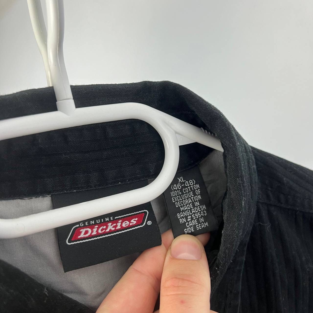 Dickies Vintage Y2K Dickies Tab Logo Oversized Button Up Shirt Size US XL / EU 56 / 4 - 4 Thumbnail