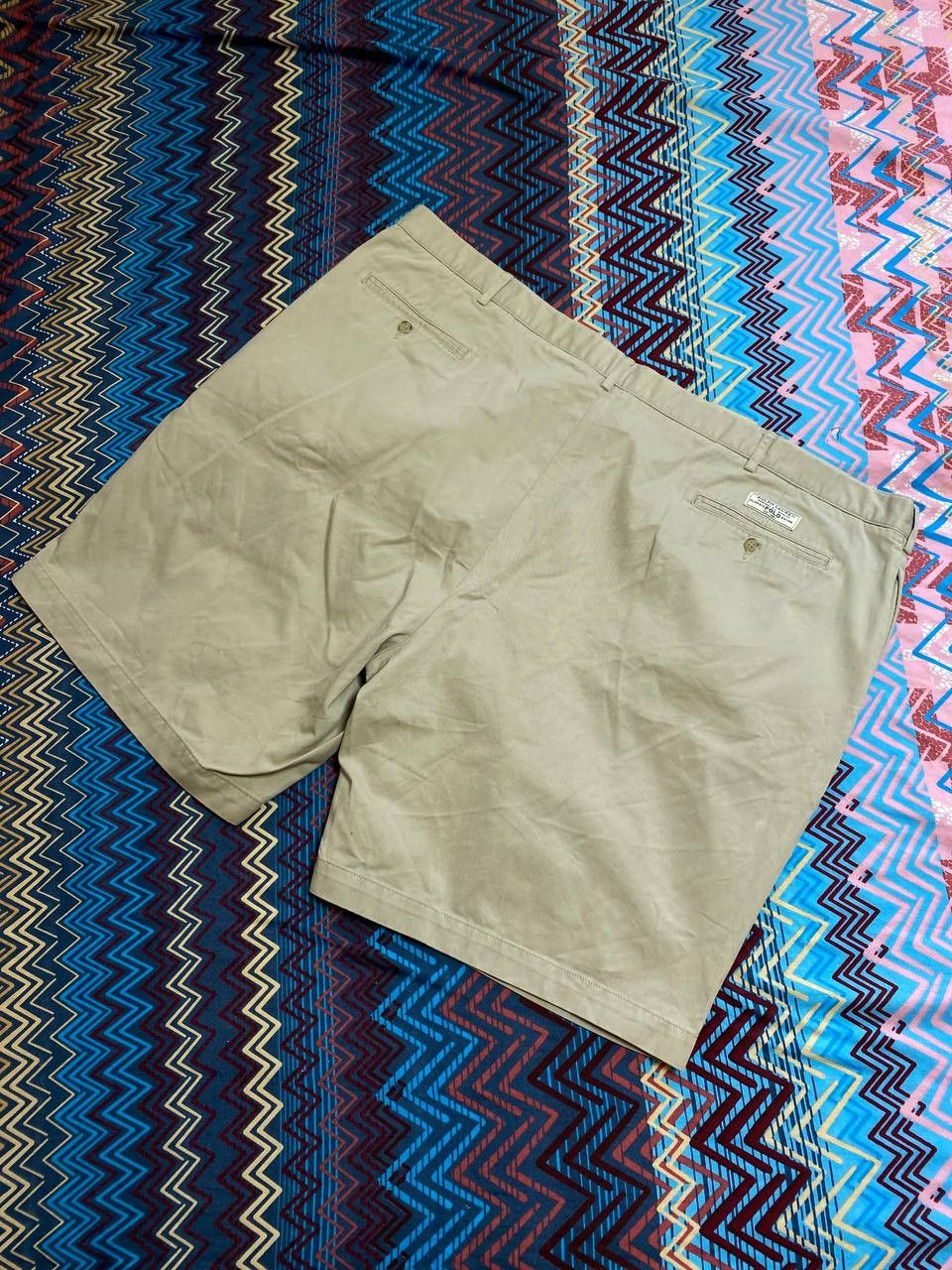Polo Ralph Lauren × Vintage Vintage Y2K Polo Pleated Tyler Shorts in Khaki Size US 34 / EU 50 - 13 Thumbnail