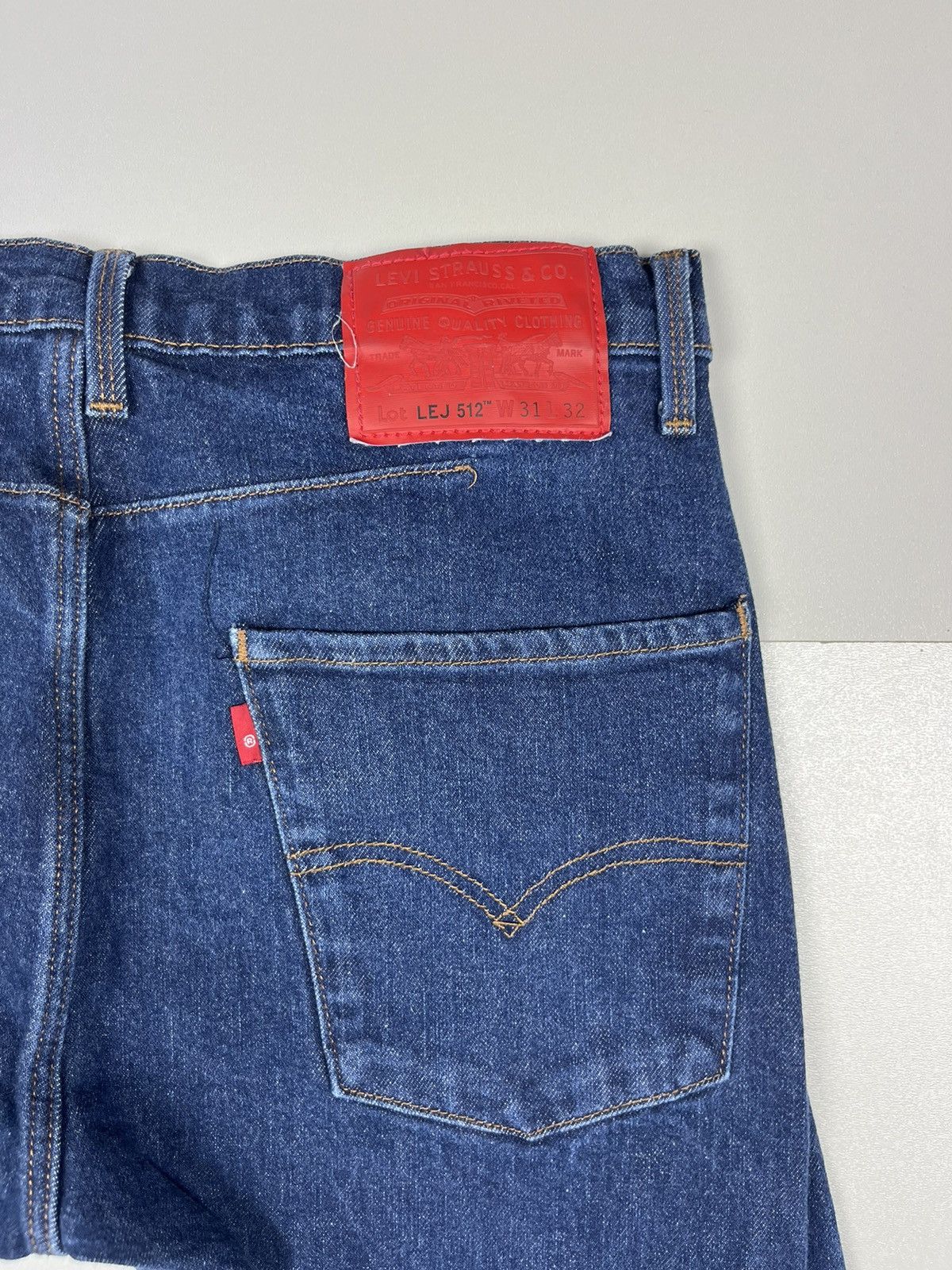 Levi's Levis Engineered Garments Distressed Jeans LEG RED 512 31/32 Size US 31 - 4 Thumbnail