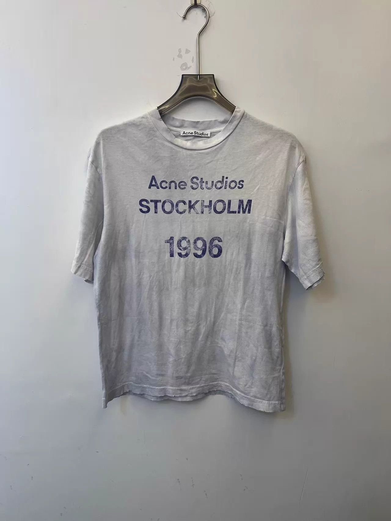 Acne Studios Acne SS22 Logo Crew Neck Short Sleeve Tee Men XS Size US XS / EU 42 / 0 - 1 Thumbnail