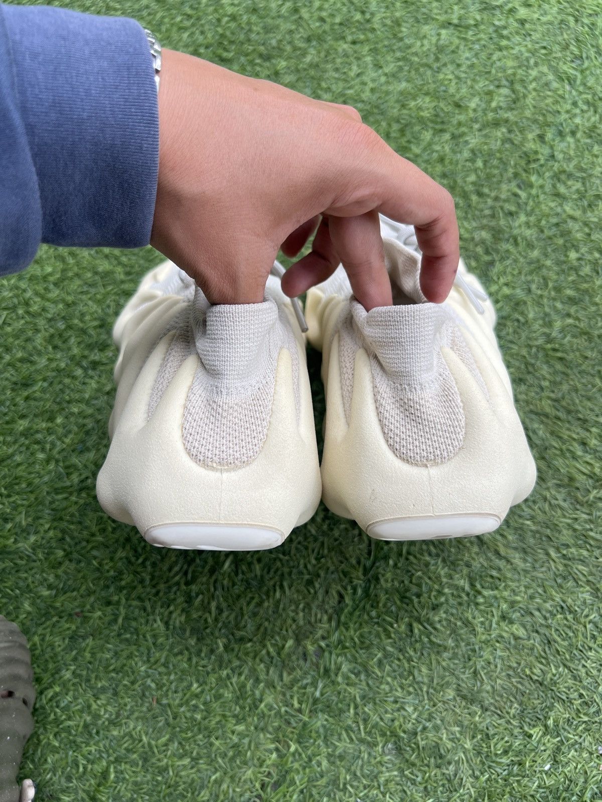 Yeezy 🇩🇪Adidas Yeezy 450 Cloud White H68038 Made in Germany Size US 10.5 / EU 43-44 - 5 Thumbnail
