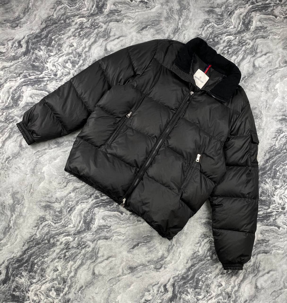Moncler Vintage Moncler Maya Puffer Jacket Men Size 4 Black Size US XL / EU 56 / 4 - 2 Thumbnail