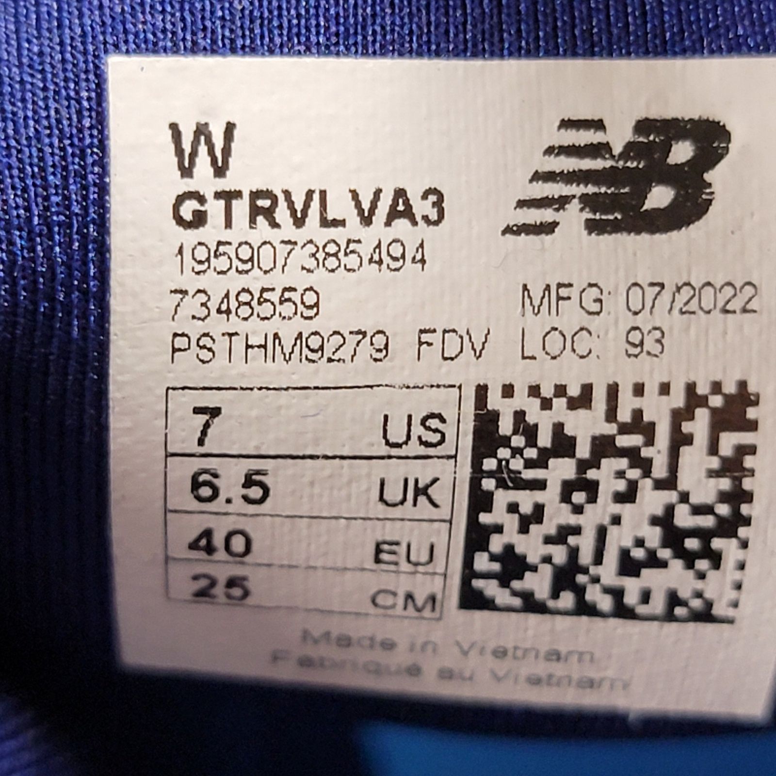 New Balance New Balance Fuel Core Reveal v3 BOA Purple Blue Kids Sz 7 Size US 7 / IT 37 - 7 Thumbnail