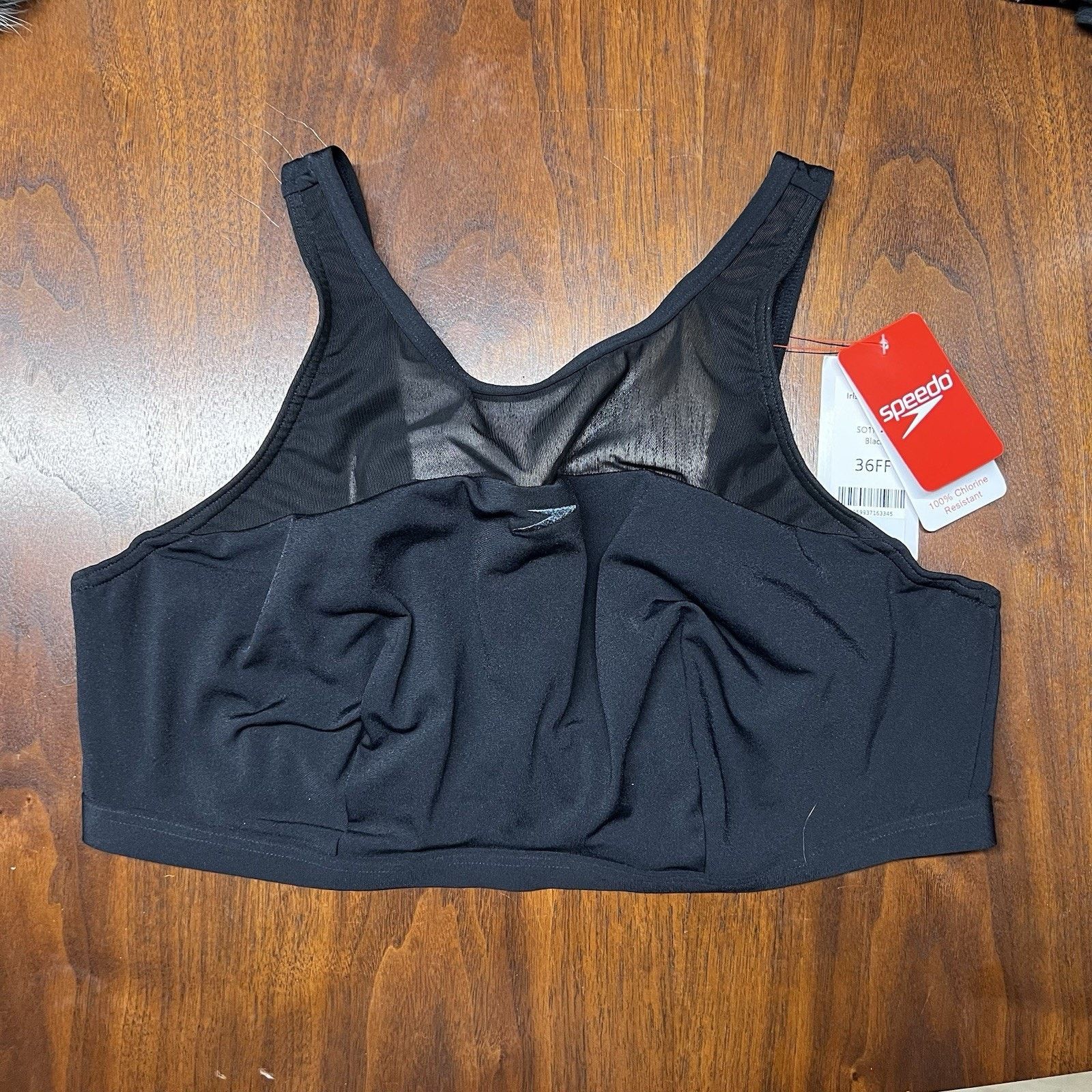 Speedo NWT Bravissimo Speedo Bikini Top 36FF Full Adjustable Size ONE SIZE - 1 Thumbnail