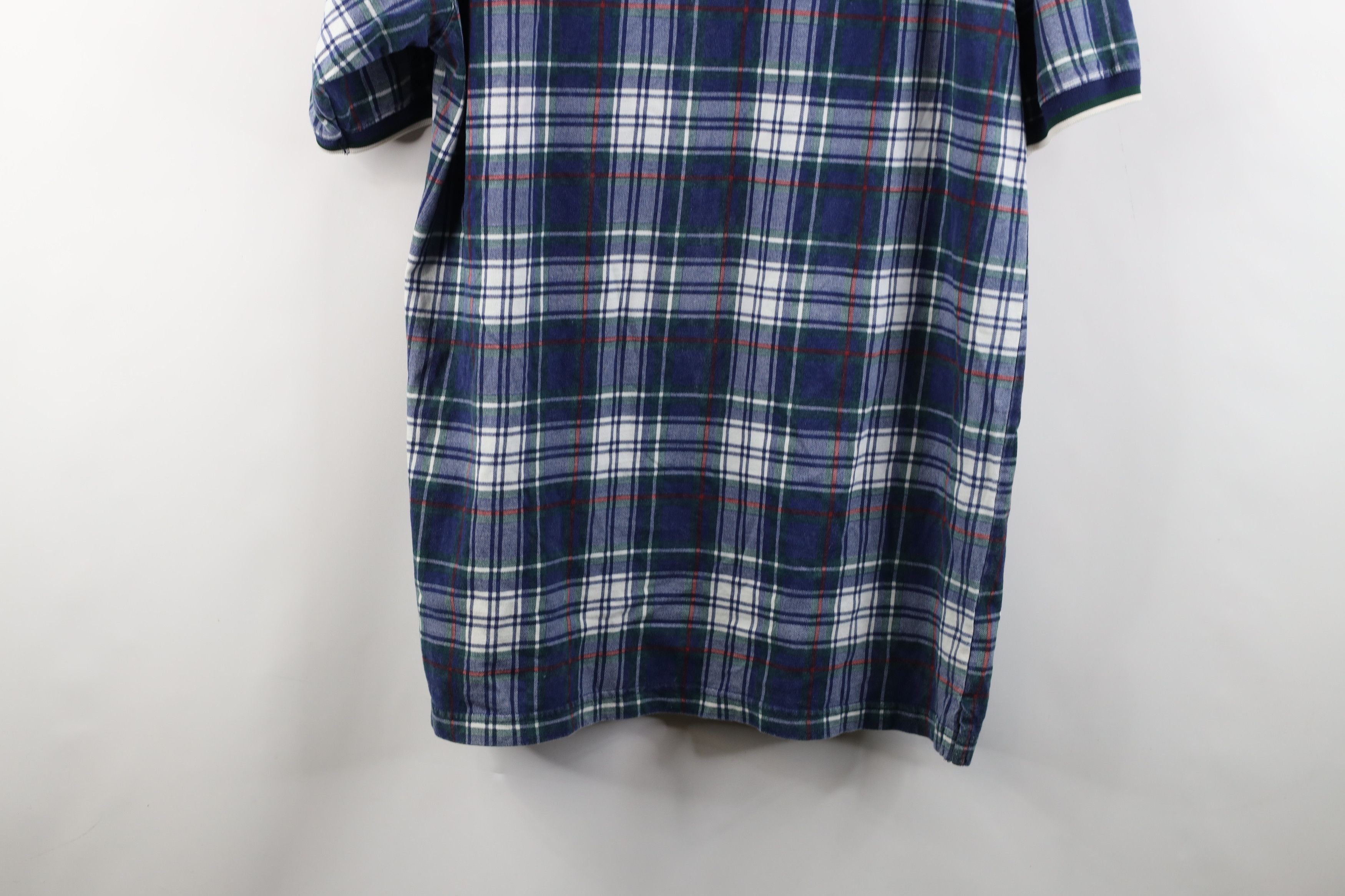 Vintage Vintage 90s Streetwear Fit Collared Golf Polo Shirt Plaid Size US XL / EU 56 / 4 - 14 Thumbnail