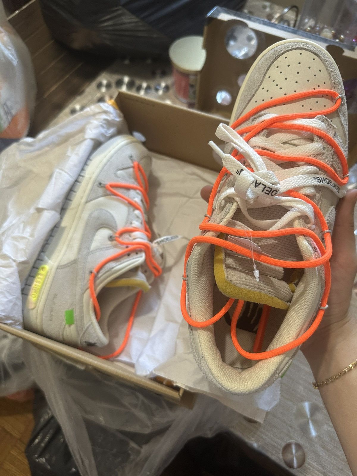 Nike × Off-White Off white dunk low lot 11 size 9 Size US 9 / EU 42 - 11 Thumbnail