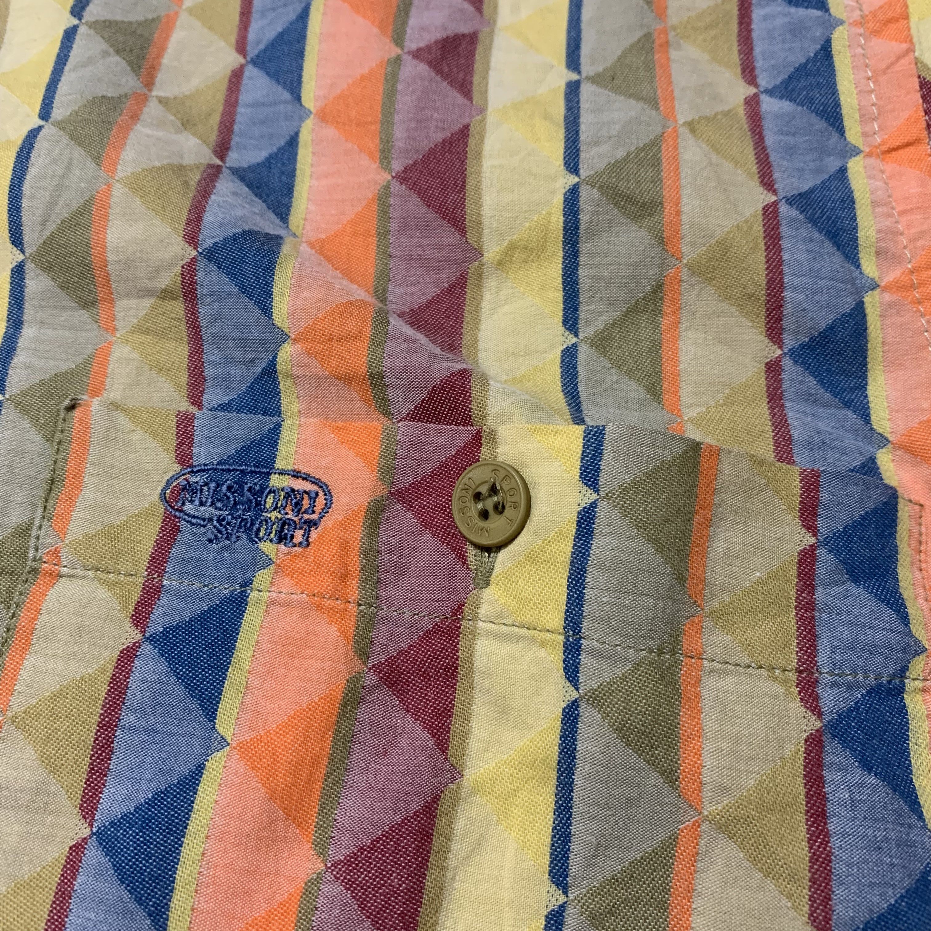 Missoni 1990s Missoni Sport Button Shirt Size US L / EU 52-54 / 3 - 2 Thumbnail