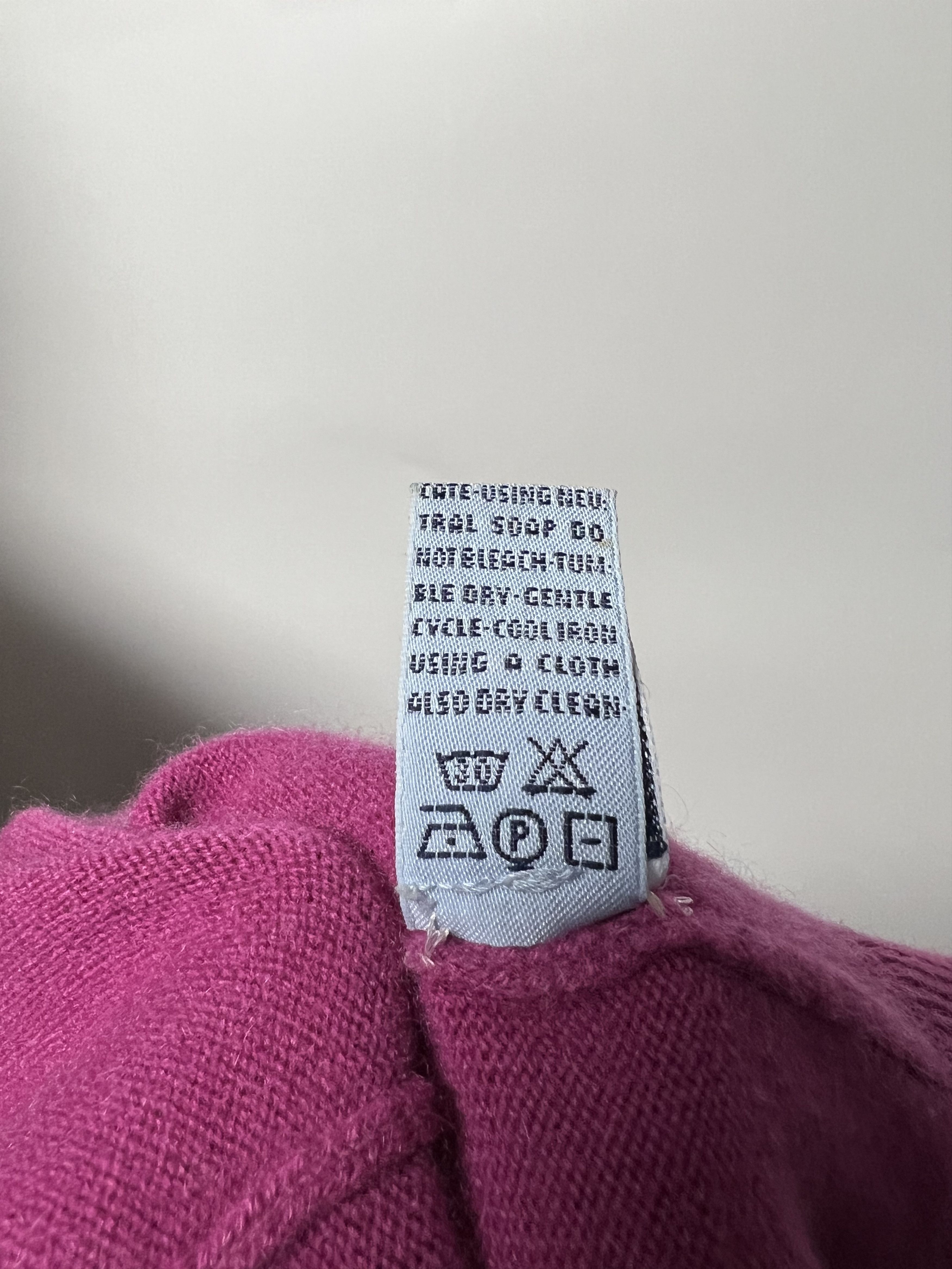 Malo Malo Women’s Fuchsia 100% Cashmere Full Zip Hoodie Size IT44 Size M / US 6-8 / IT 42-44 - 12 Thumbnail
