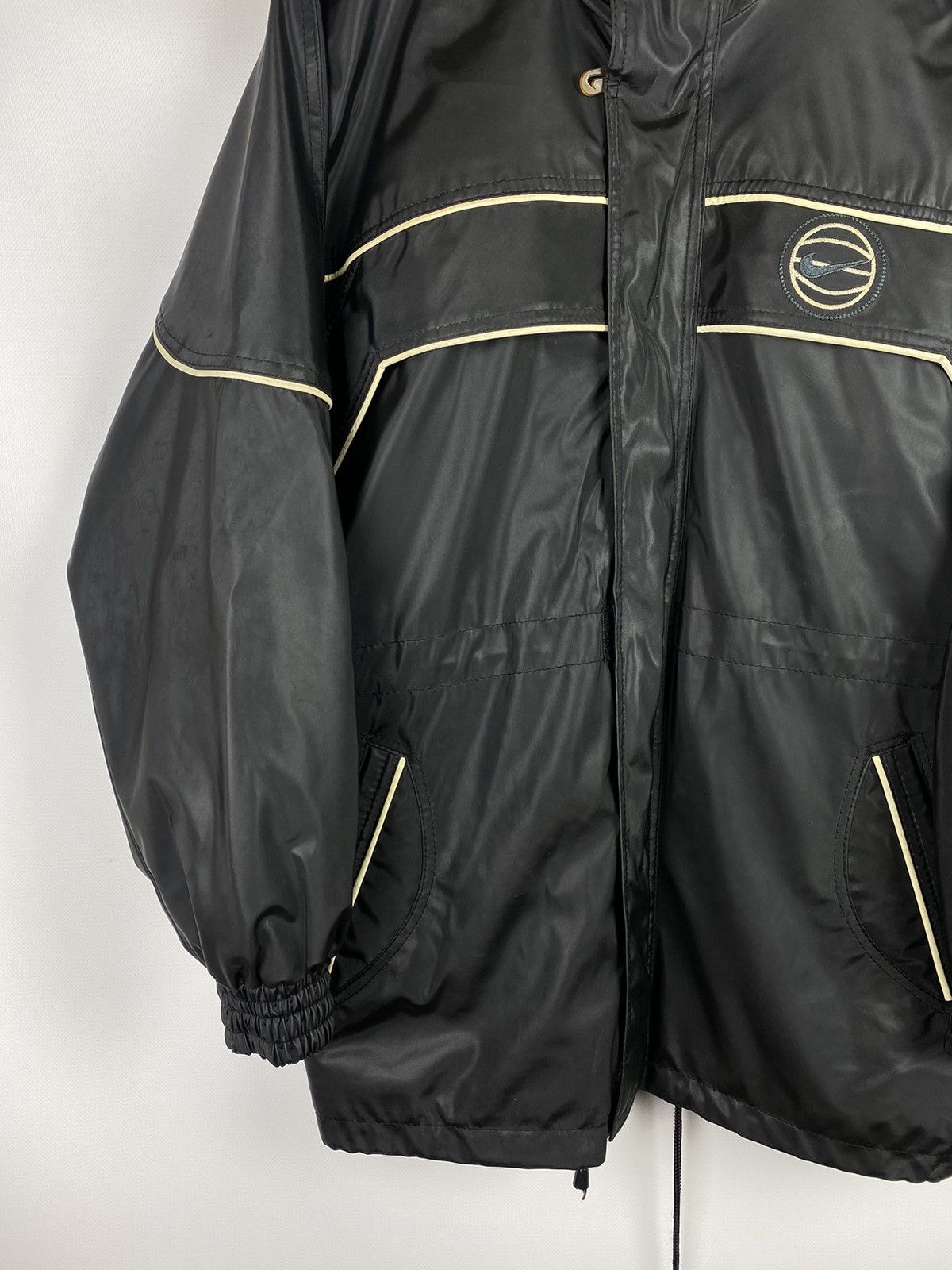 Nike × Vintage VTG Nike basketball logo bomber jacket Size US L / EU 52-54 / 3 - 5 Thumbnail
