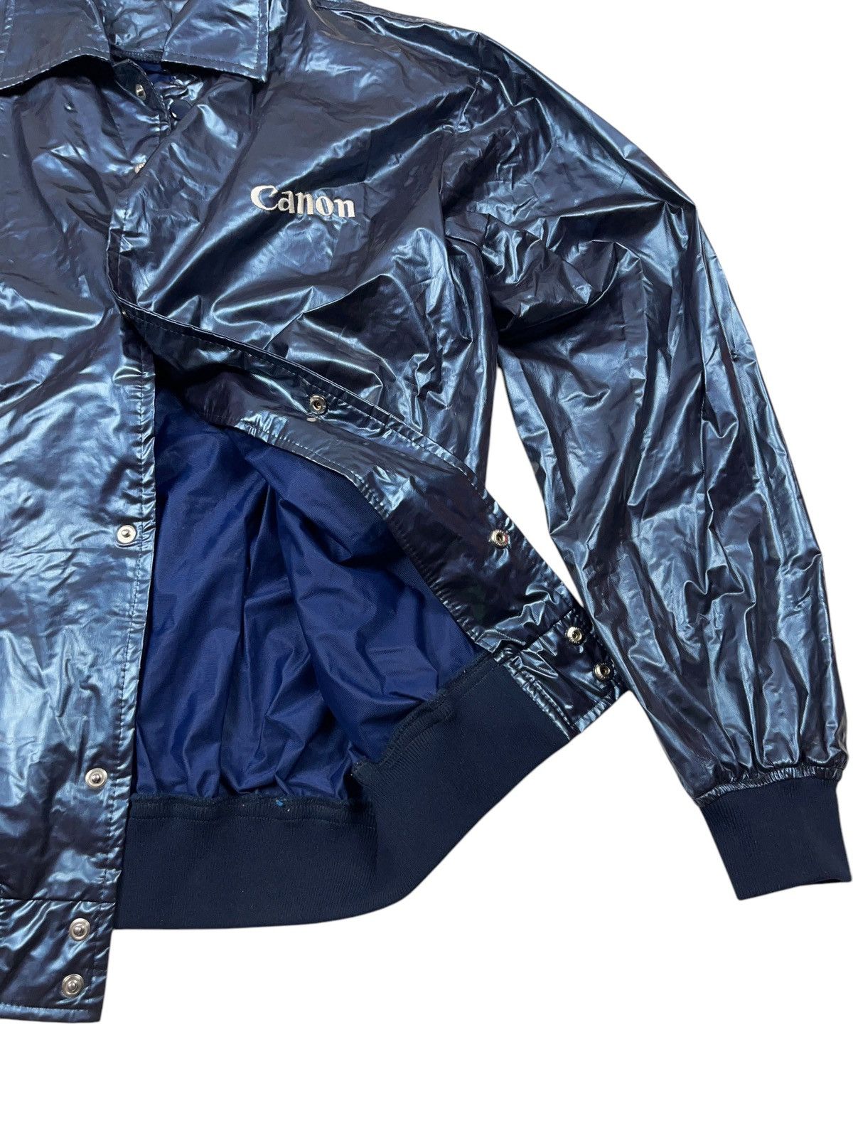 Canon × Mizuno × Vintage Vintage 80s Mizuno x Canon Metallic Polyurethane Jacket Size US M / EU 48-50 / 2 - 7 Thumbnail