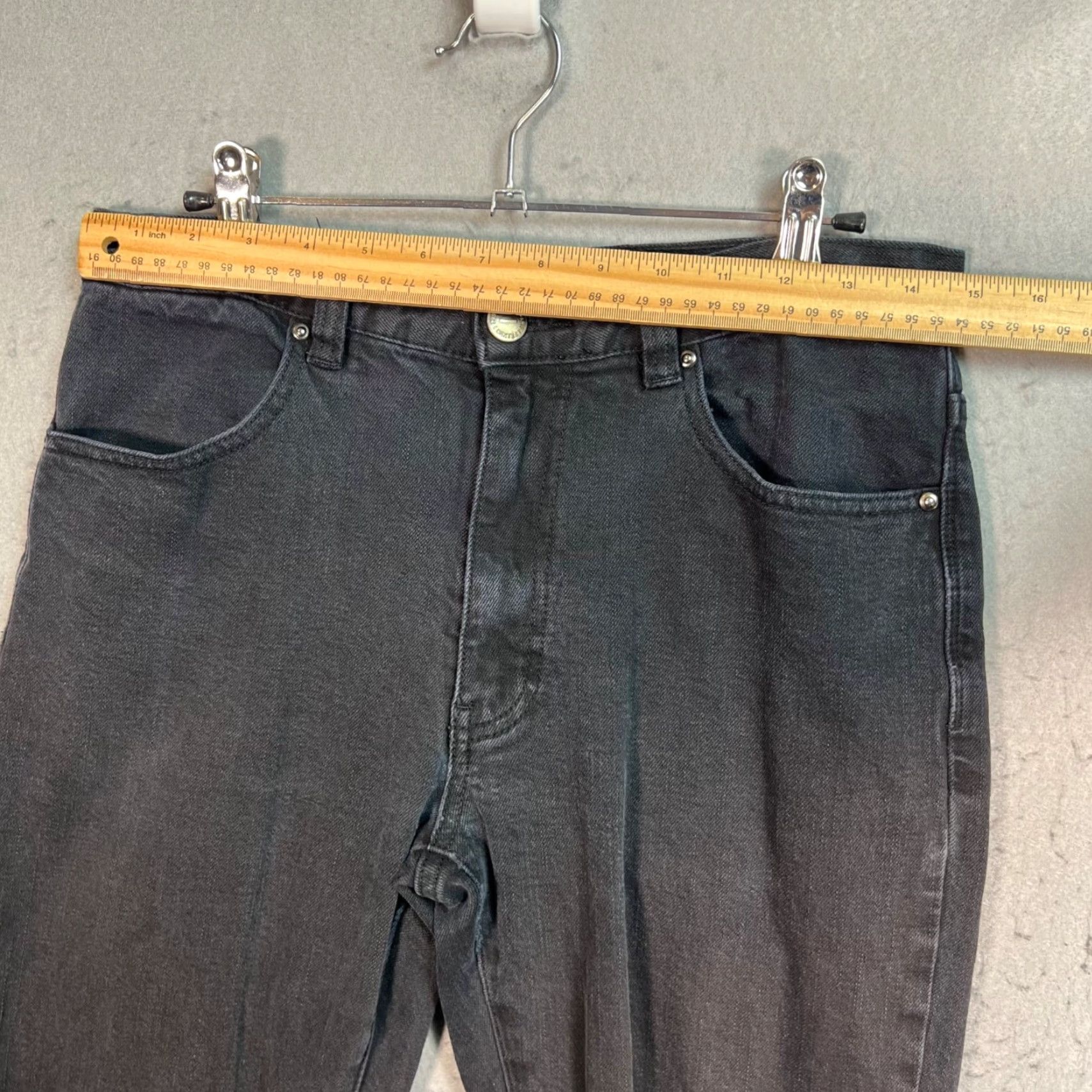 Vintage Carré Mens Slim Fit Size 30 Black Distressed Skinny Jeans Cotton Denim 5-Pocket Size US 30 / EU 46 - 5 Thumbnail