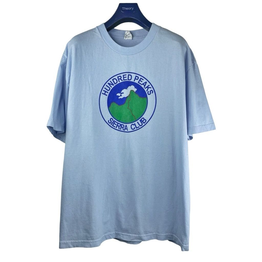 Alstyle ALSTYLE HUNDRED PEAKS SIERRA CLUB Mens Light Blue T-shirt XL Size US XL / EU 56 / 4 - 1 Thumbnail