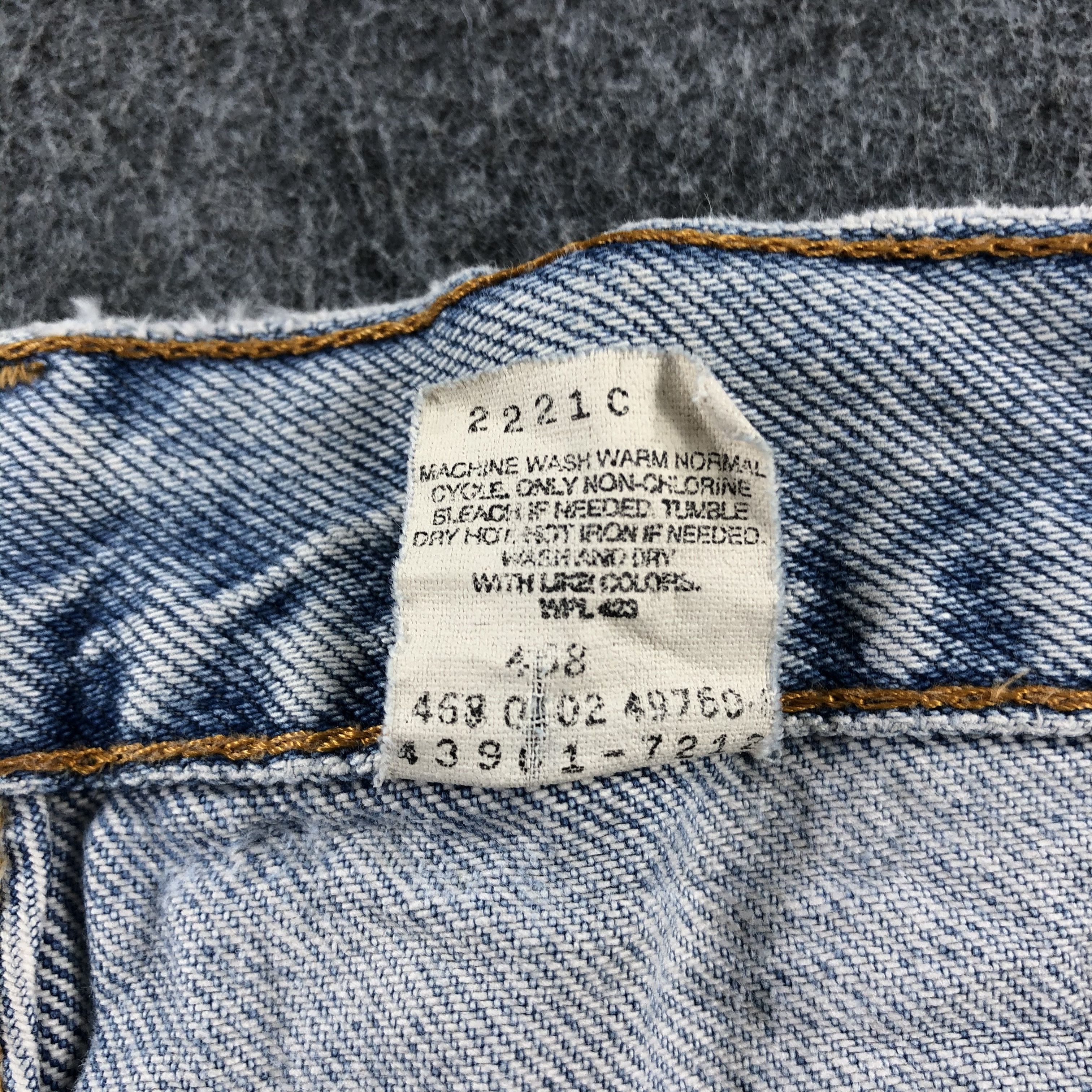 Levi's 90s Vintage Light Wash Levis Jeans-J2503 Size US 41 - 15 Thumbnail