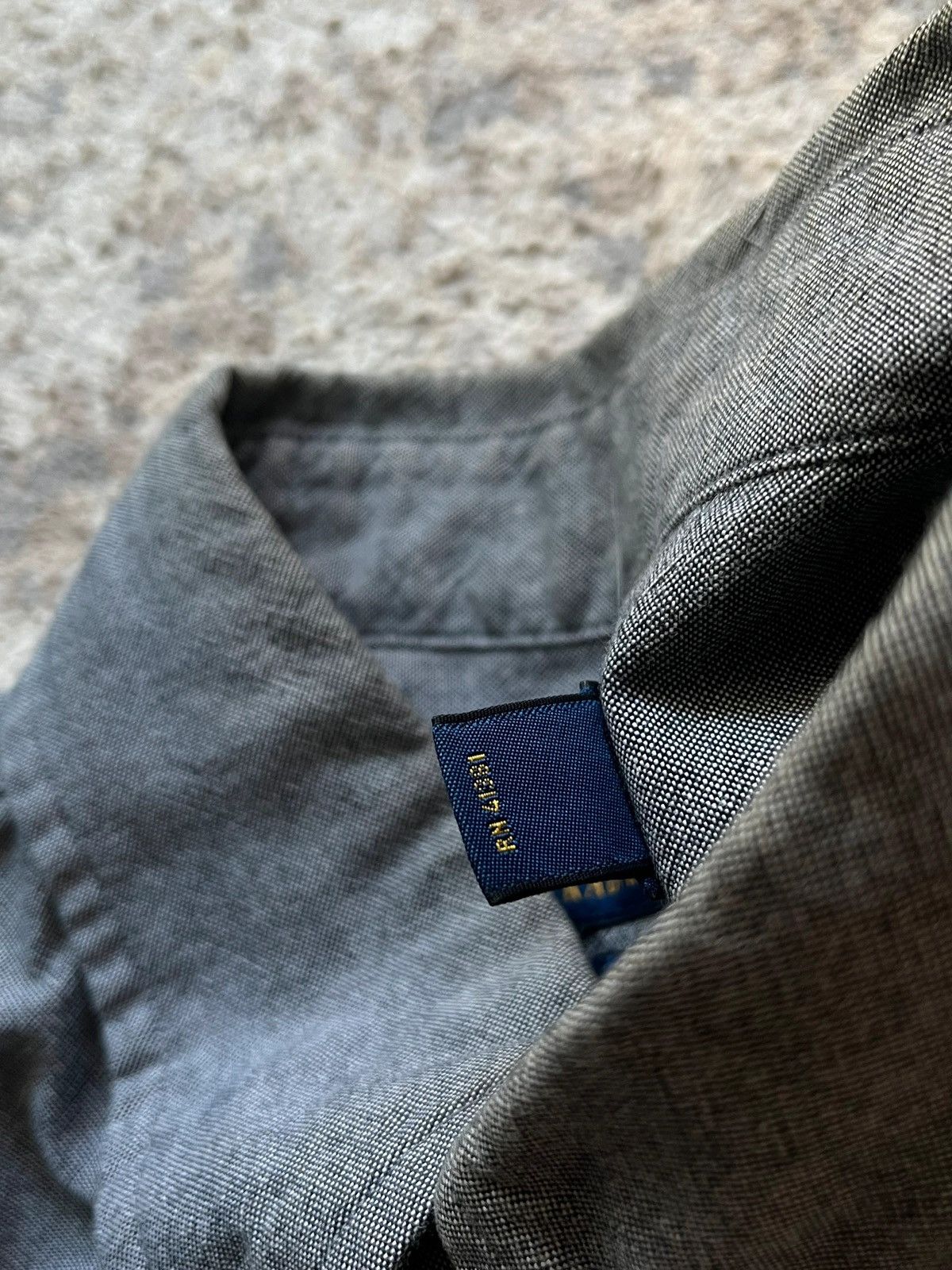 Polo Ralph Lauren Polo Ralph Lauren Slim Fit Shirt Sz 16 / L Stretch Oxford Size US L / EU 52-54 / 3 - 11 Thumbnail