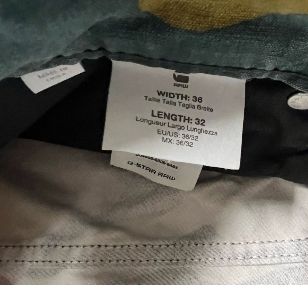 G-Star Pharrell Williams x G-Star RAW Elwood X25 Puzzle Camo Pants Size US 36 / EU 52 - 7 Thumbnail