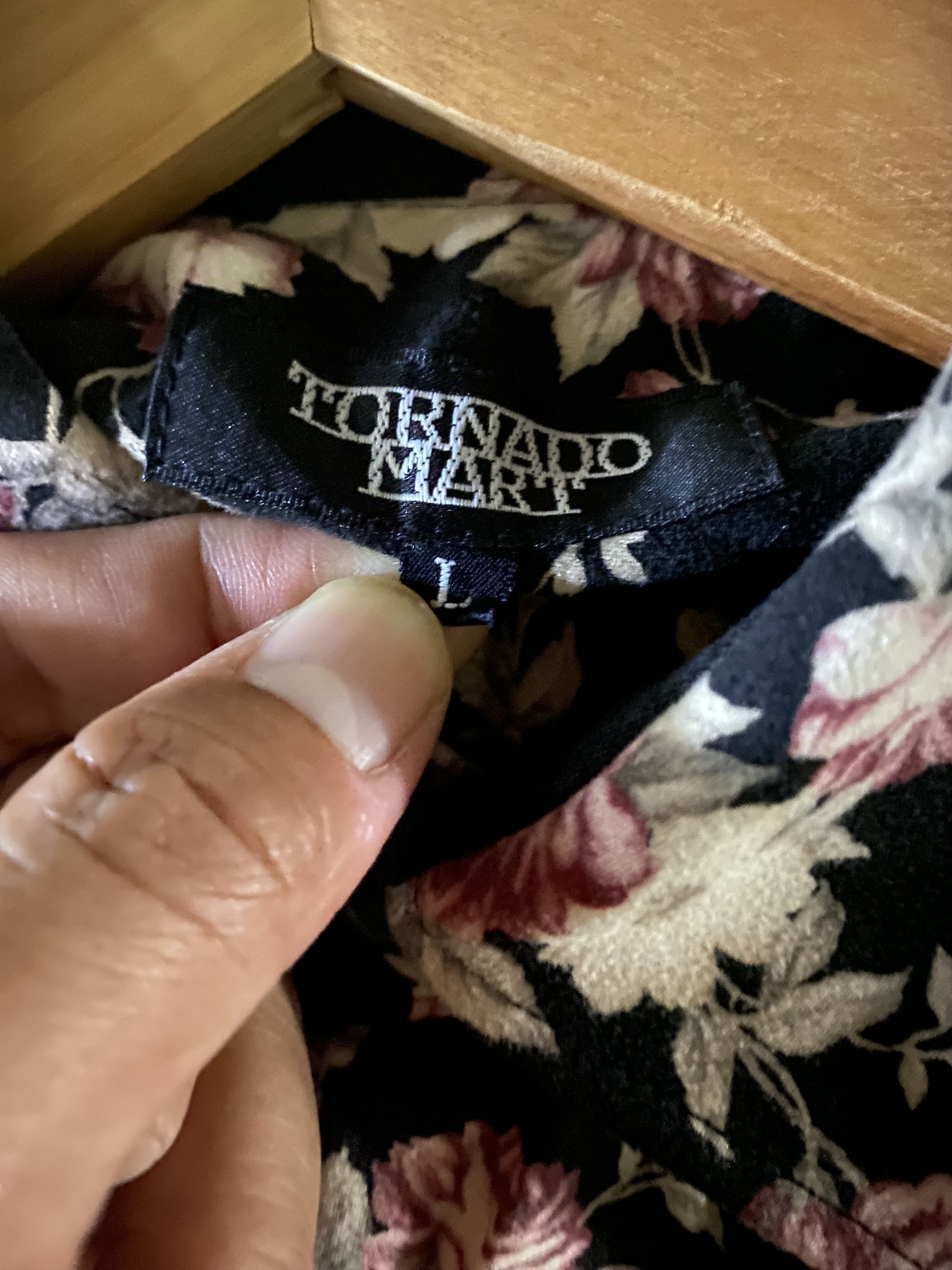 Tornado Mart Tornado Mart Roses Button Up Size US L / EU 52-54 / 3 - 3 Thumbnail